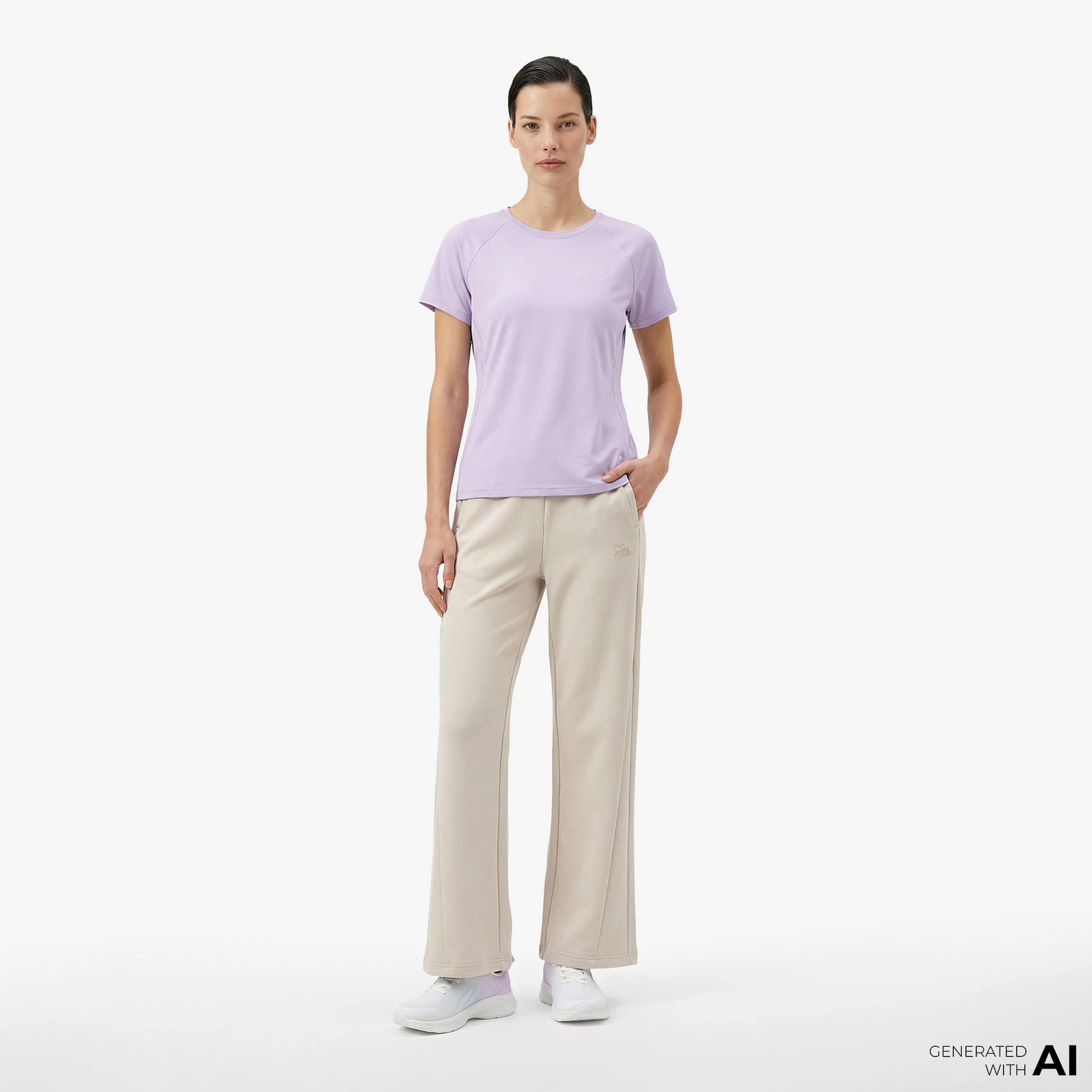 Anta Advanced Running Kadın Mor T-Shirt