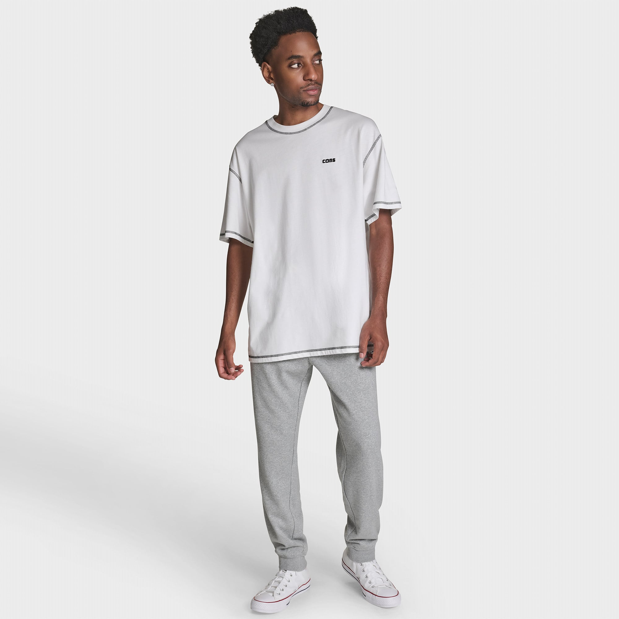 Converse Erkek Beyaz T-Shirt