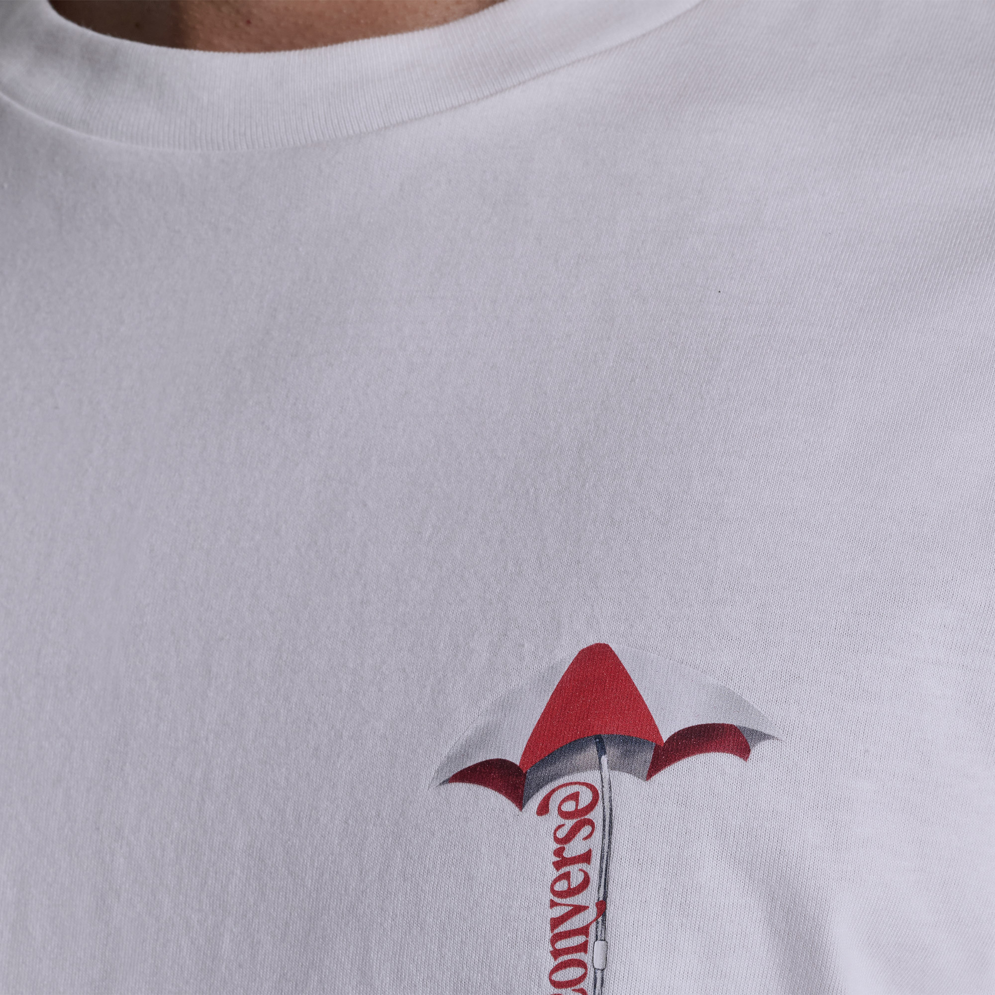 Converse Erkek Beyaz T-Shirt