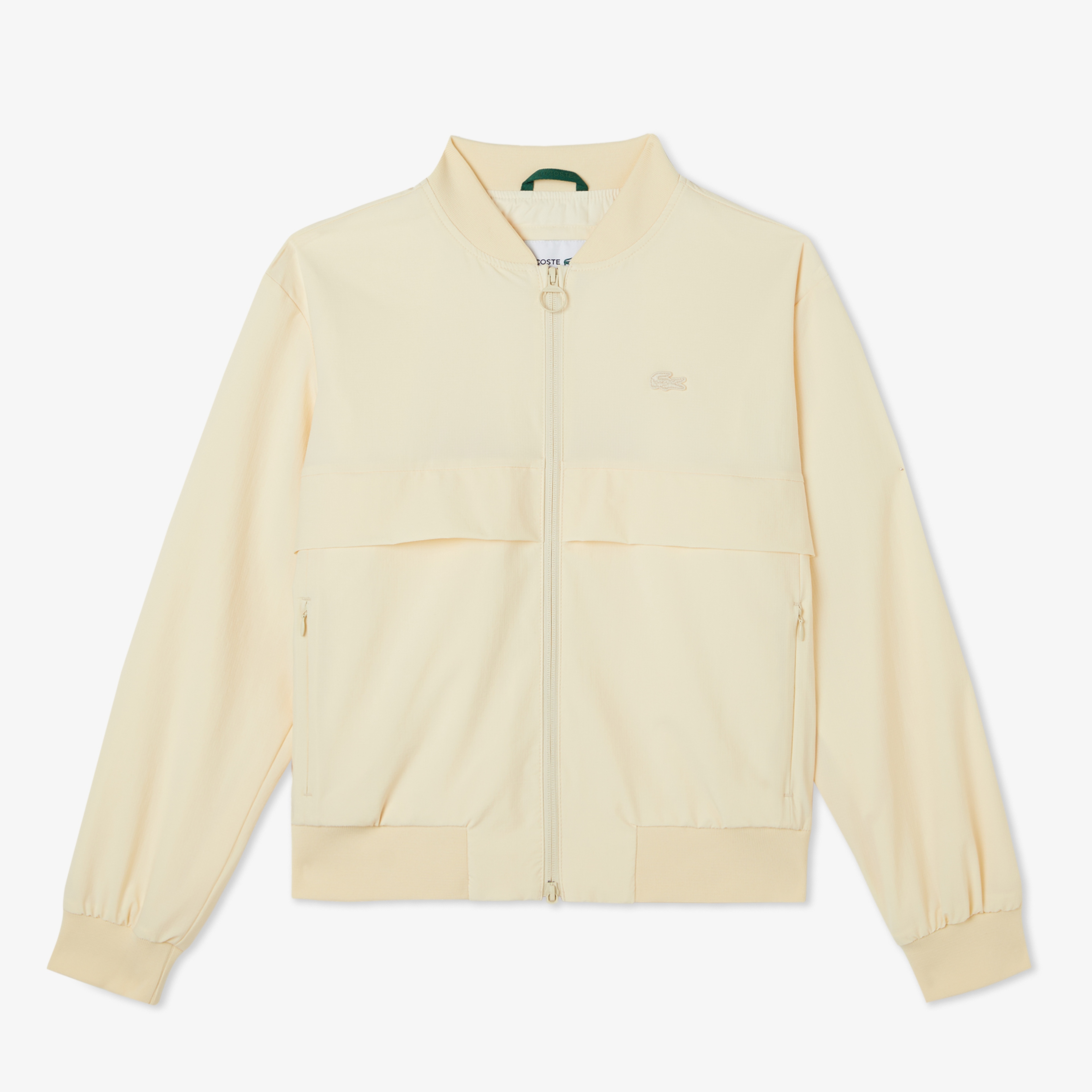 Lacoste Kadın Hakim Yaka Bej Bomber Ceket