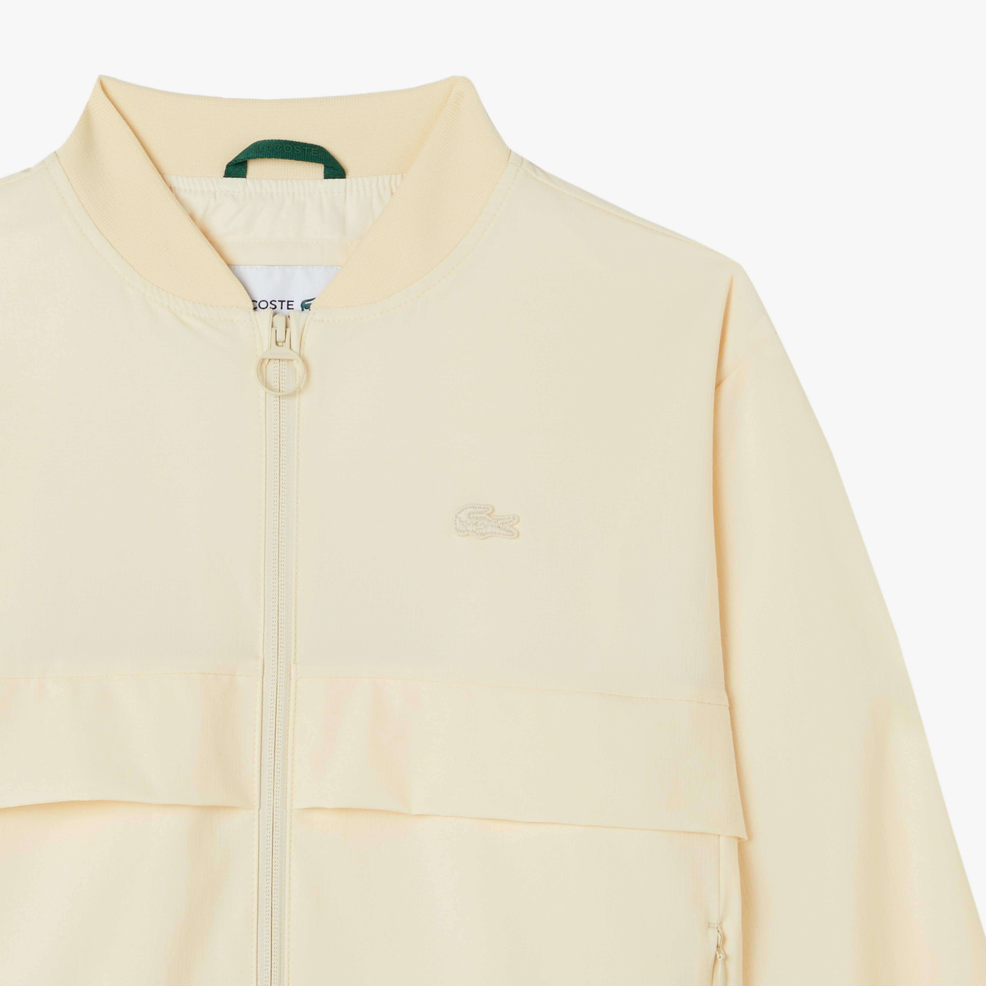 Lacoste Kadın Hakim Yaka Bej Bomber Ceket