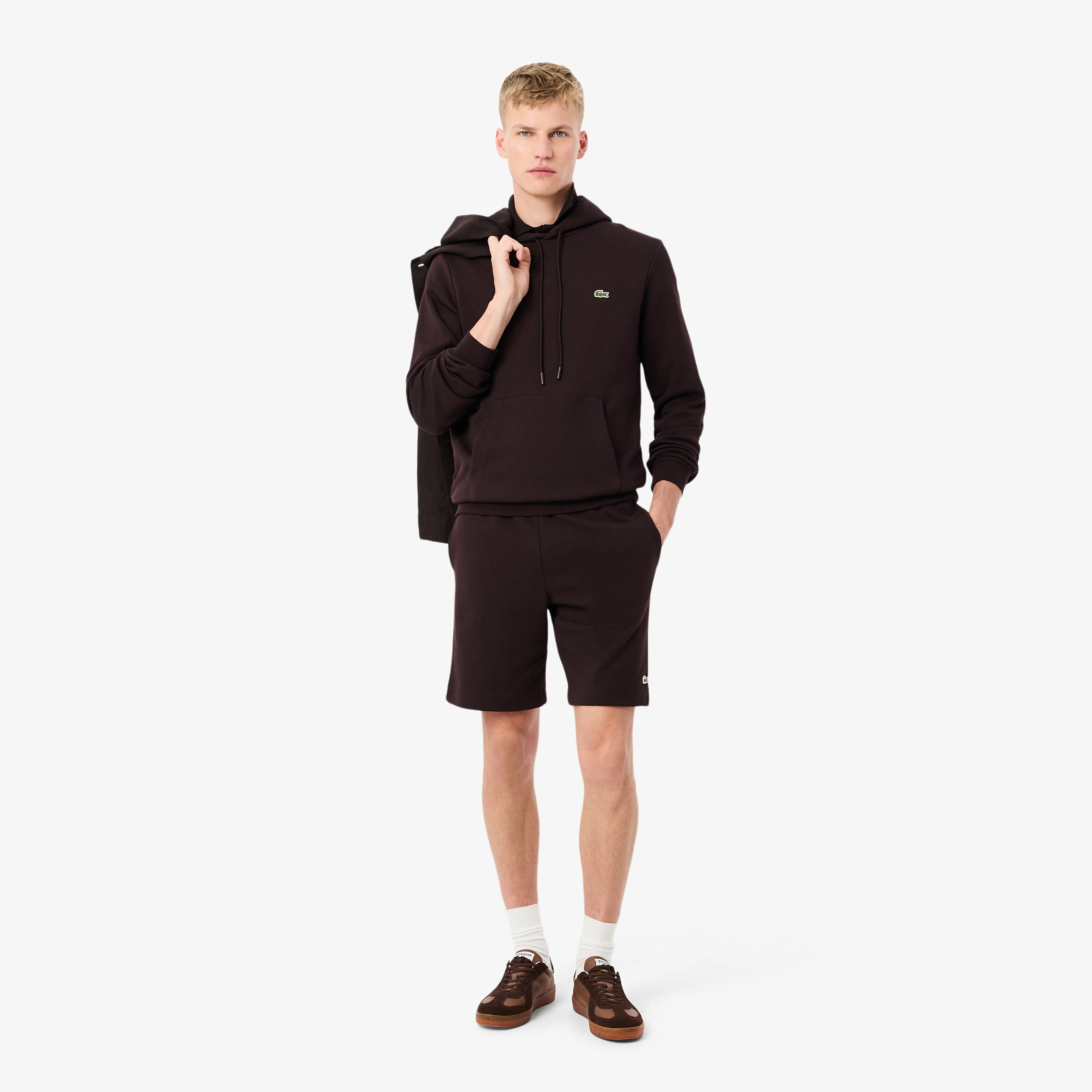 Erkek Regular Fit Koyu Kahverengi Şort