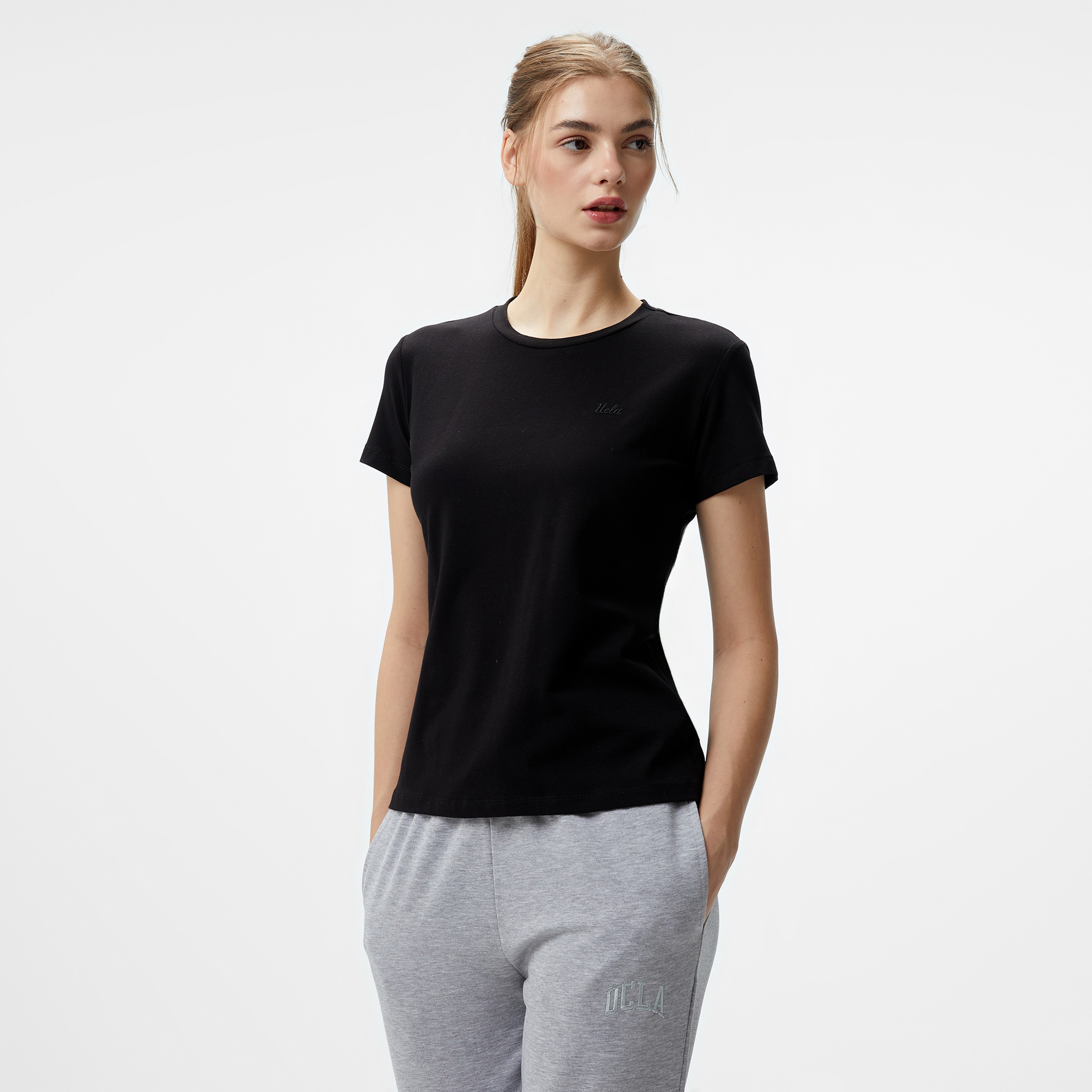 Ucla Destina Kadın Siyah T-Shirt