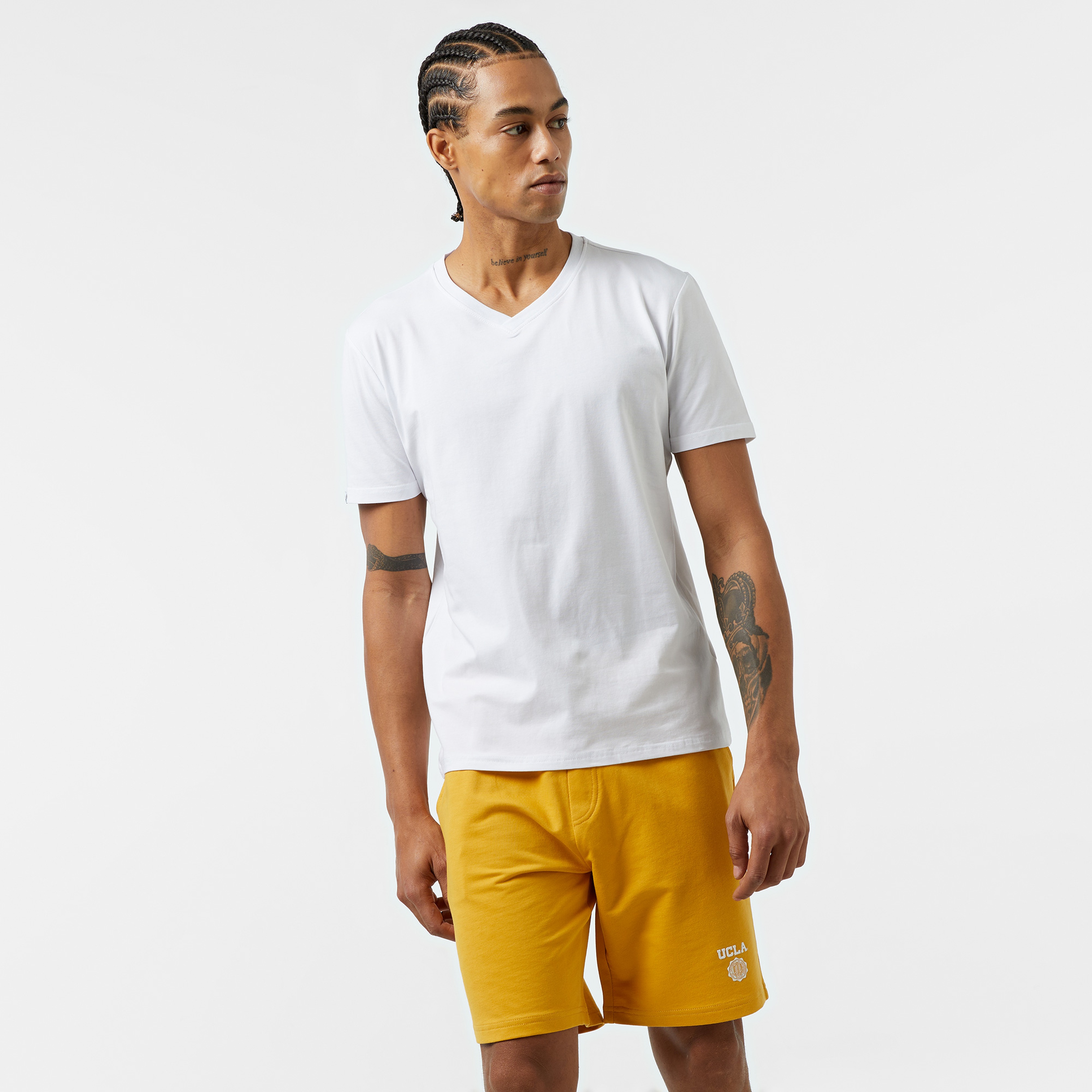 Ucla Russel Erkek Beyaz T-Shirt
