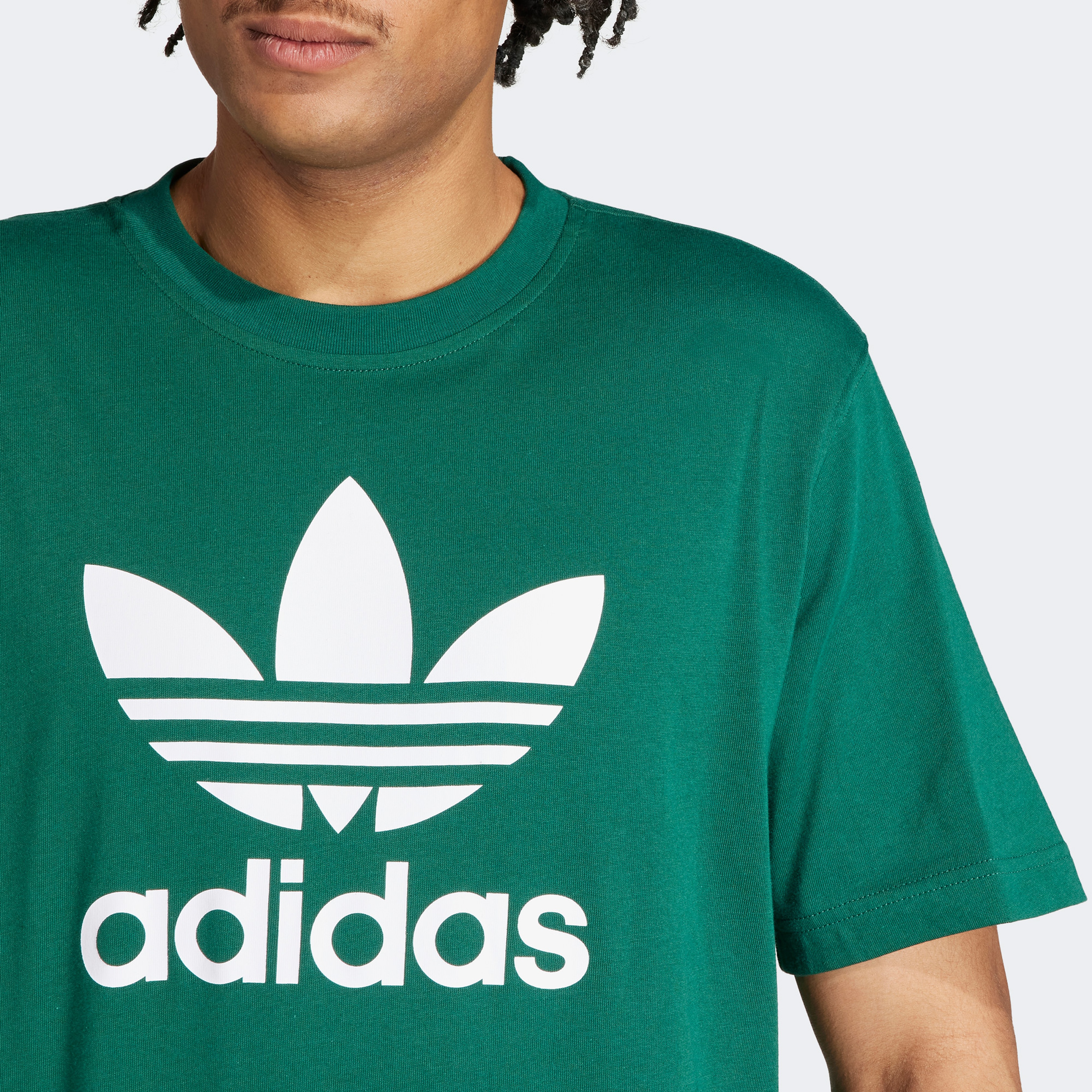 adidas Trefoil Erkek Yeşil T-Shirt