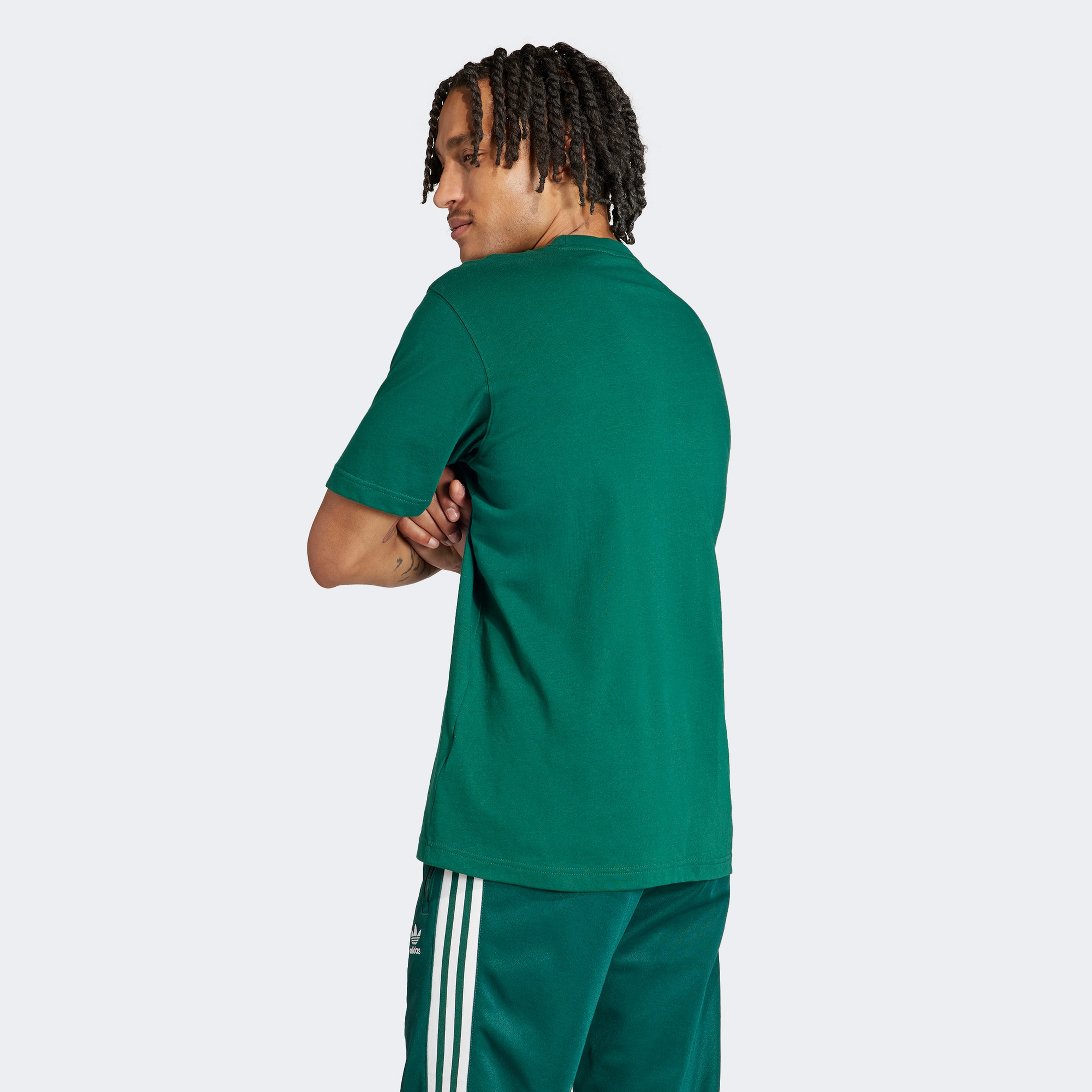 adidas Trefoil Erkek Yeşil T-Shirt