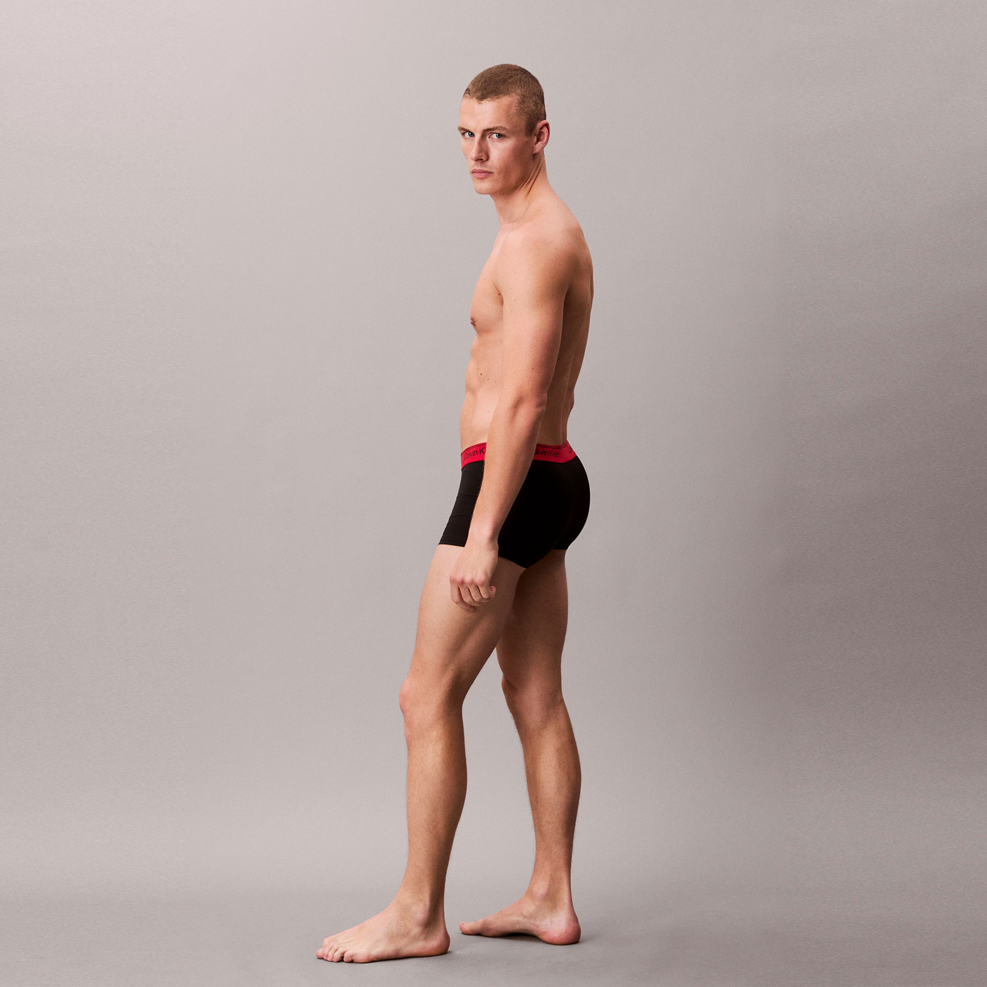 Calvin Klein Low Rise 3' Lü Erkek Siyah Boxer