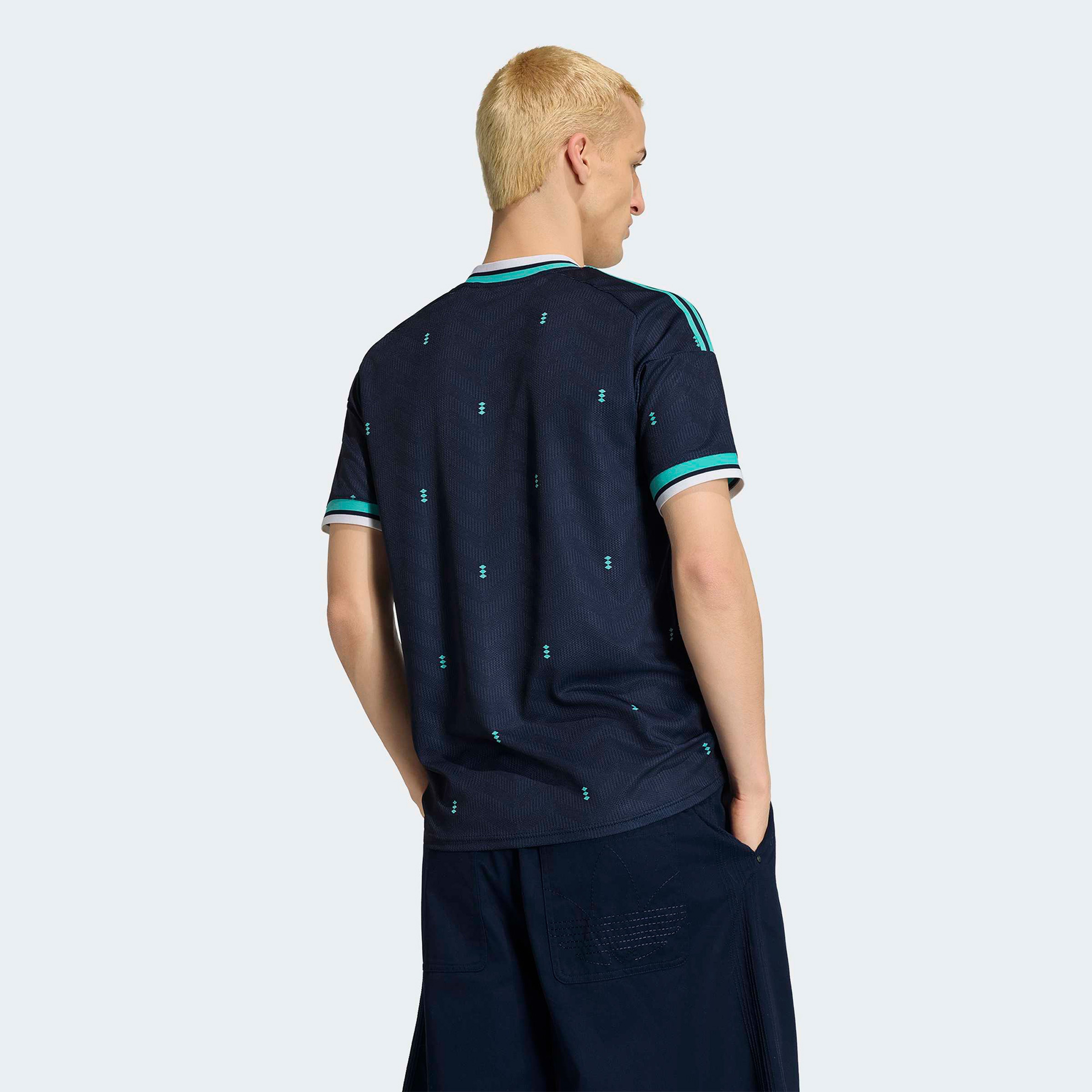 adidas Almanya 26 Deplasman Erkek Mavi Forma
