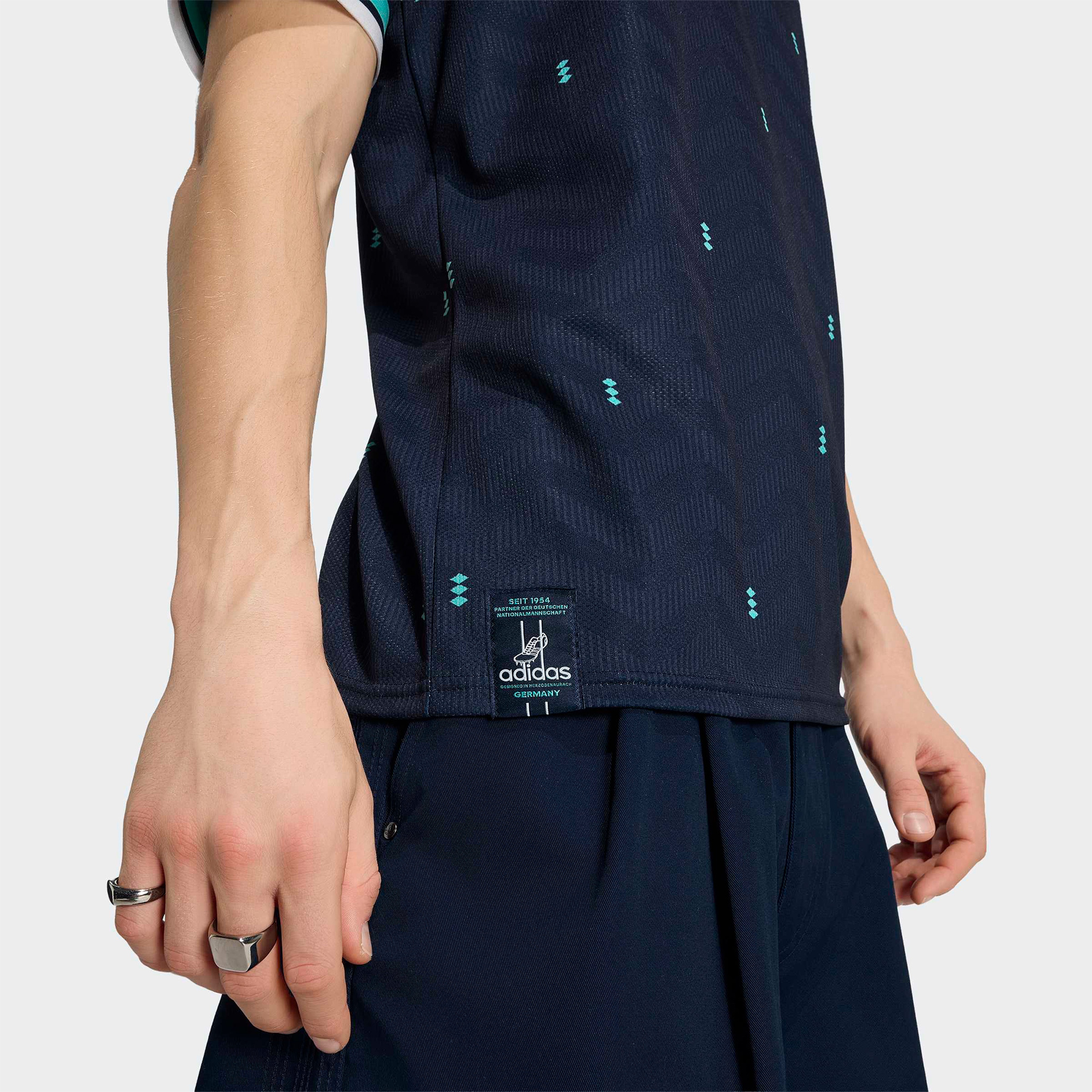 adidas Almanya 26 Deplasman Erkek Mavi Forma