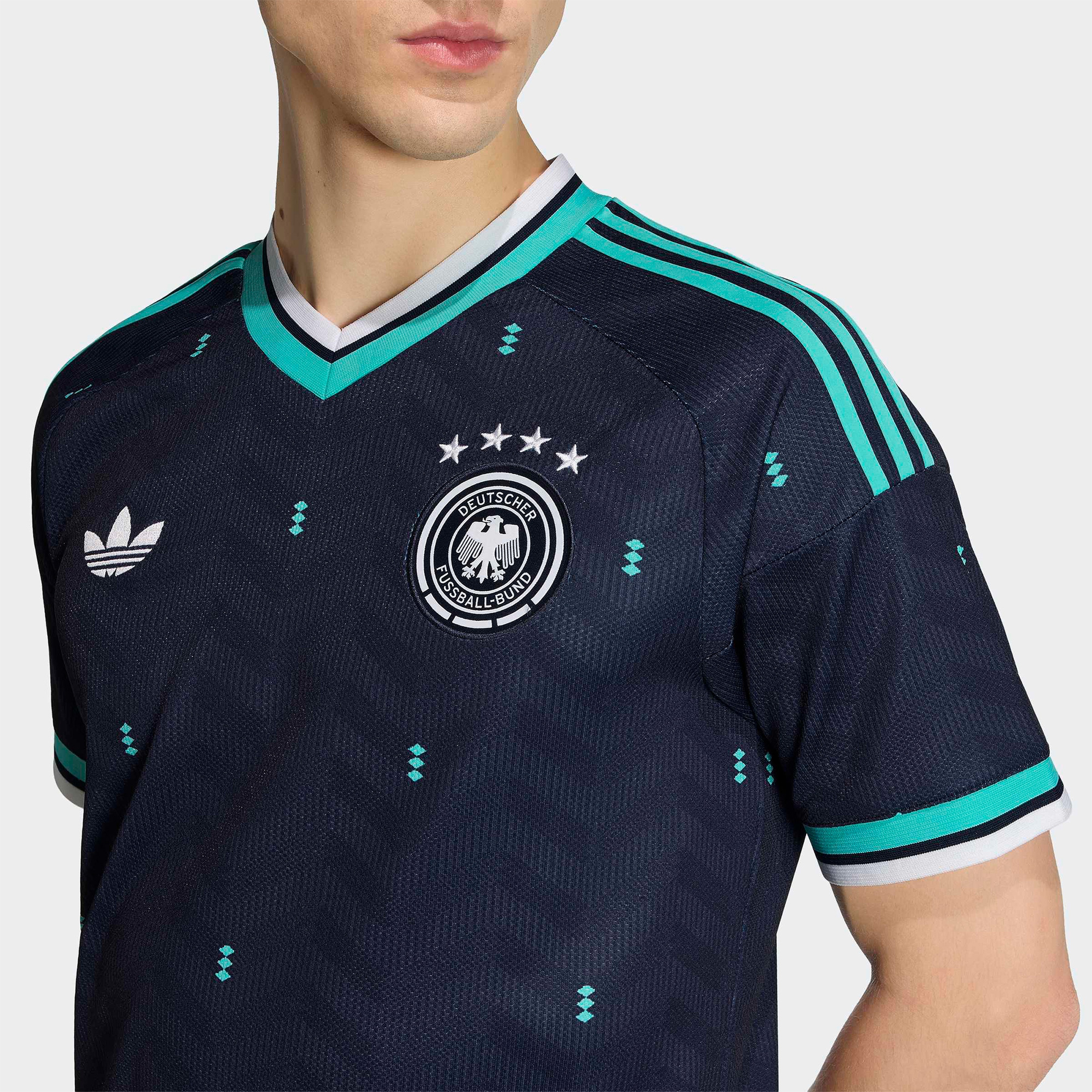 adidas Almanya 26 Deplasman Erkek Mavi Forma