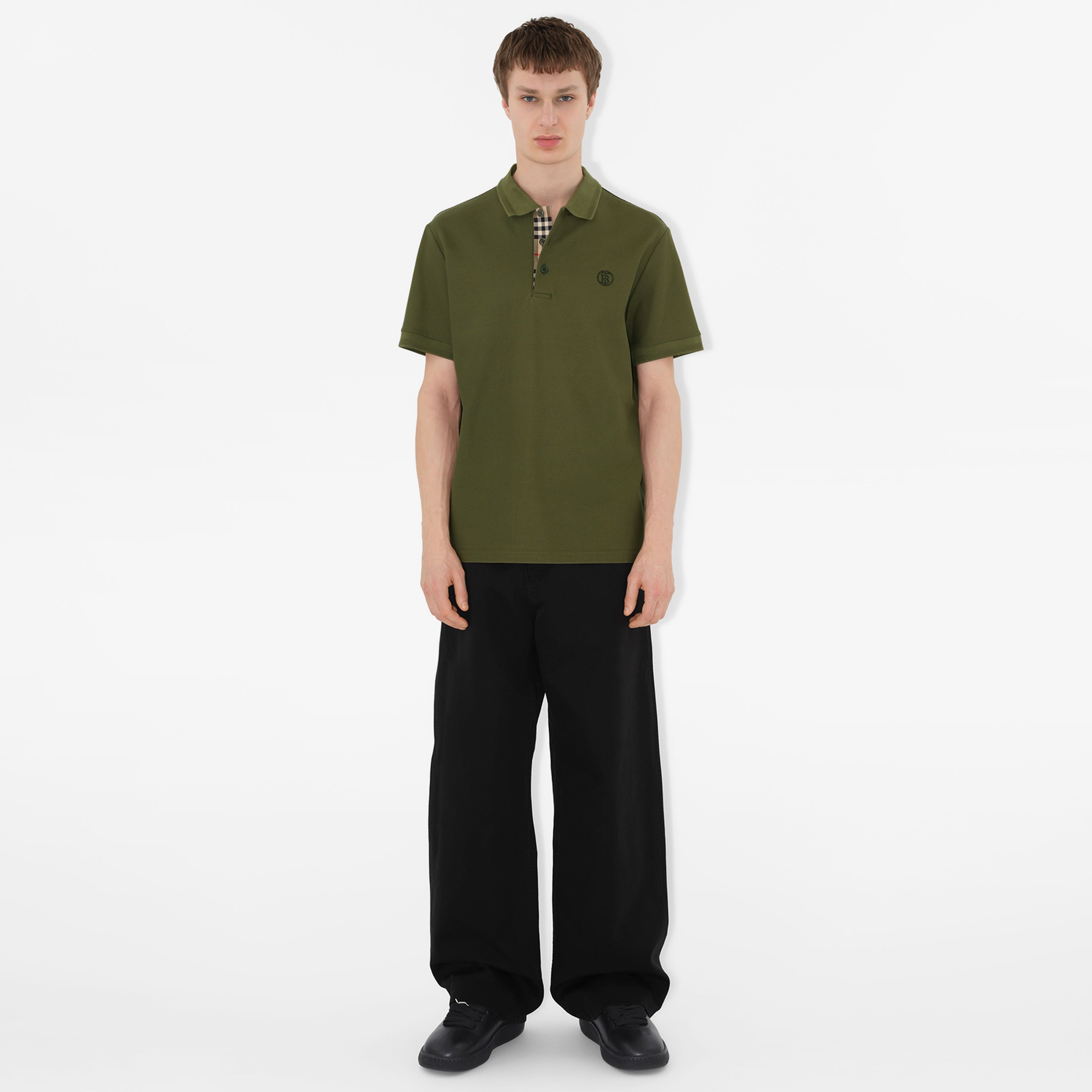 Burberry Erkek Yeşil Polo