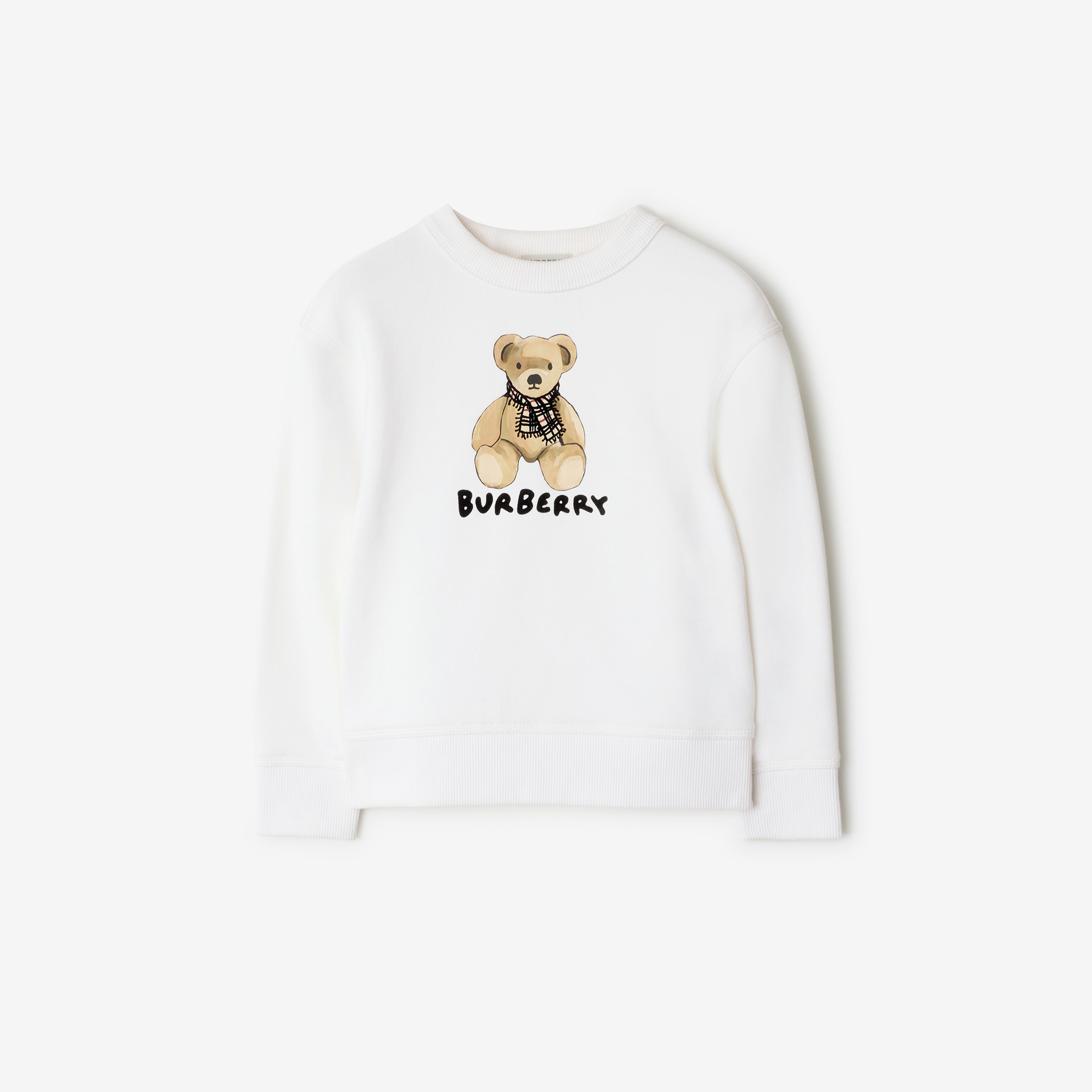 Burberry Çocuk Beyaz Sweatshirt