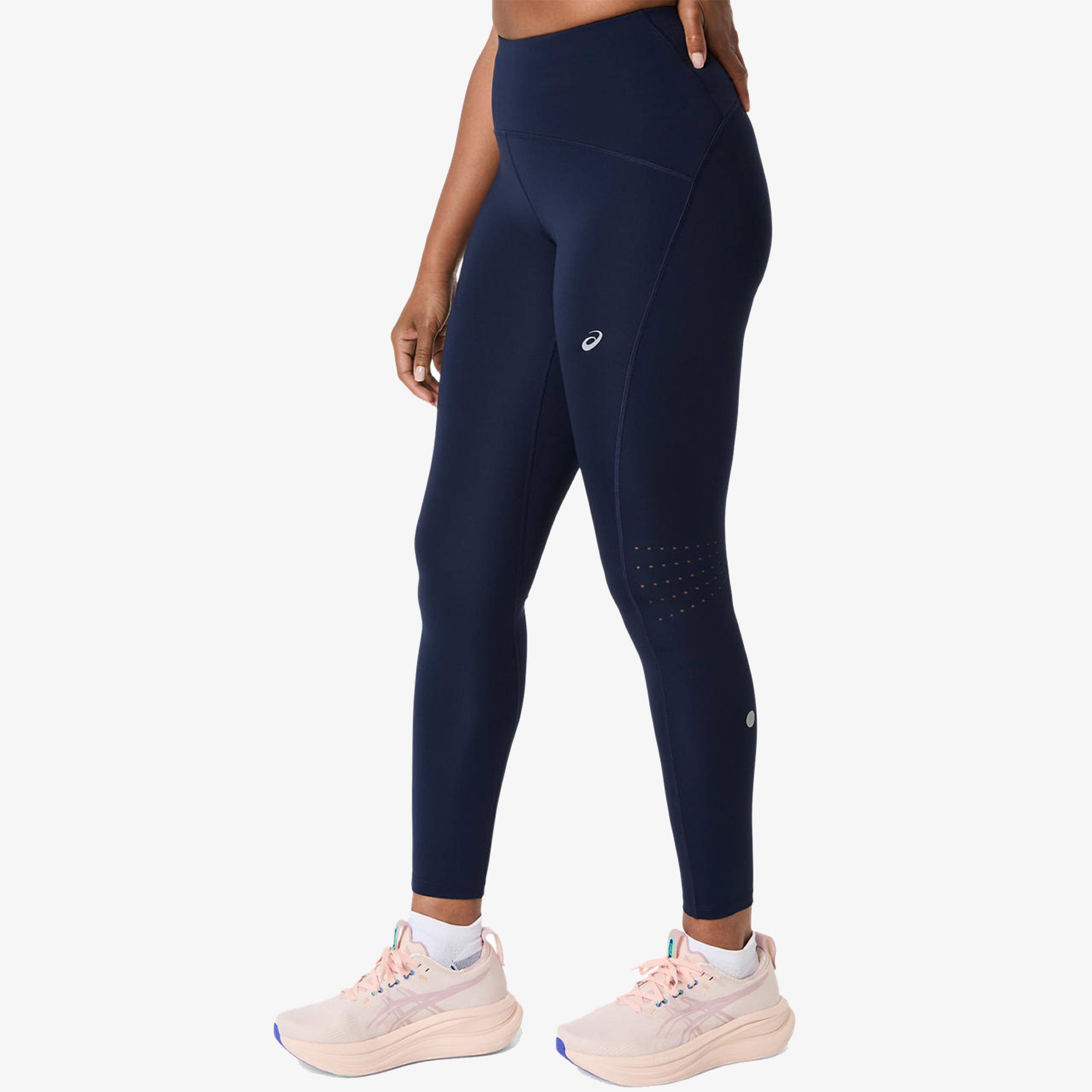 Asics Road High Waist Kadın Siyah Koşu Taytı