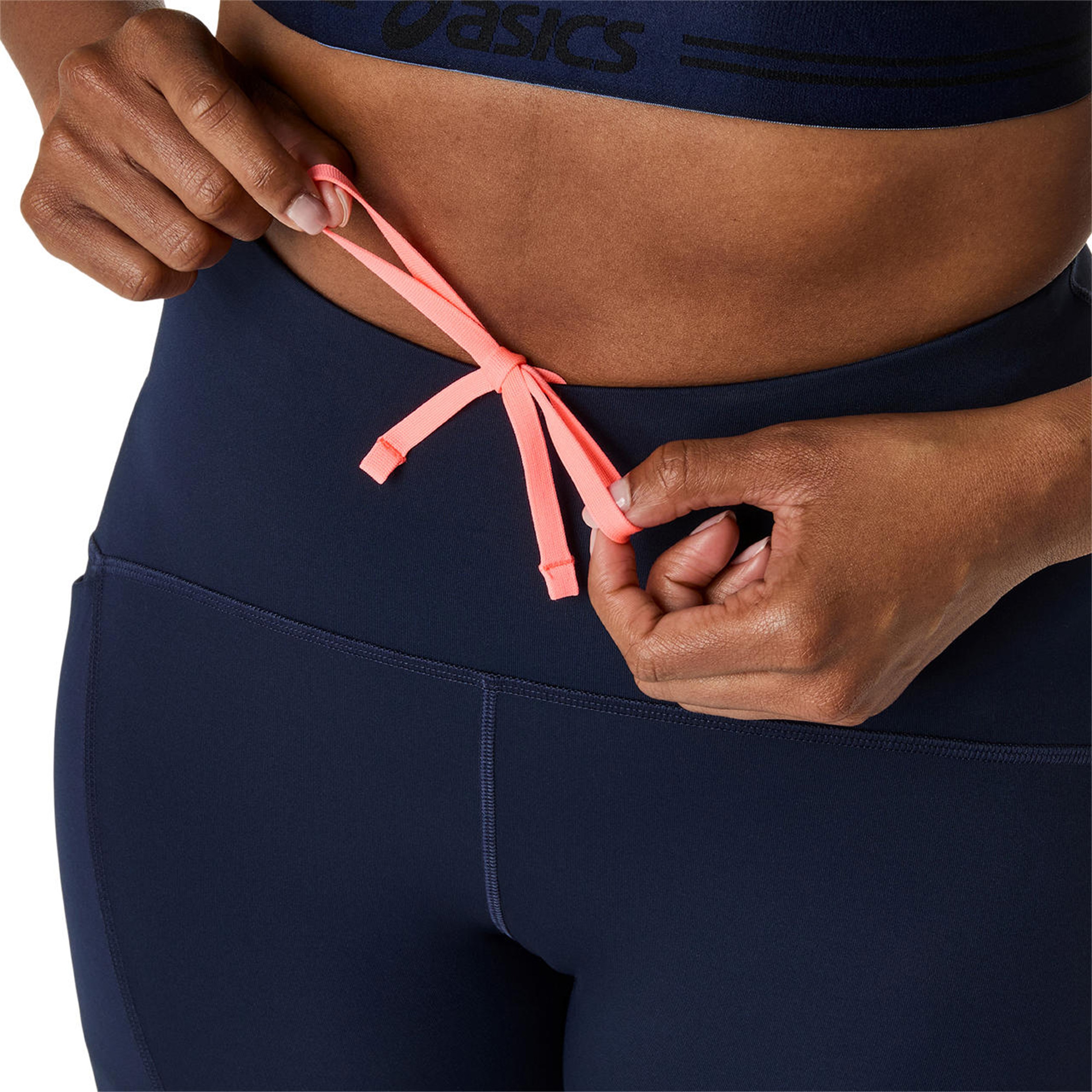 Asics Road High Waist Kadın Siyah Koşu Taytı