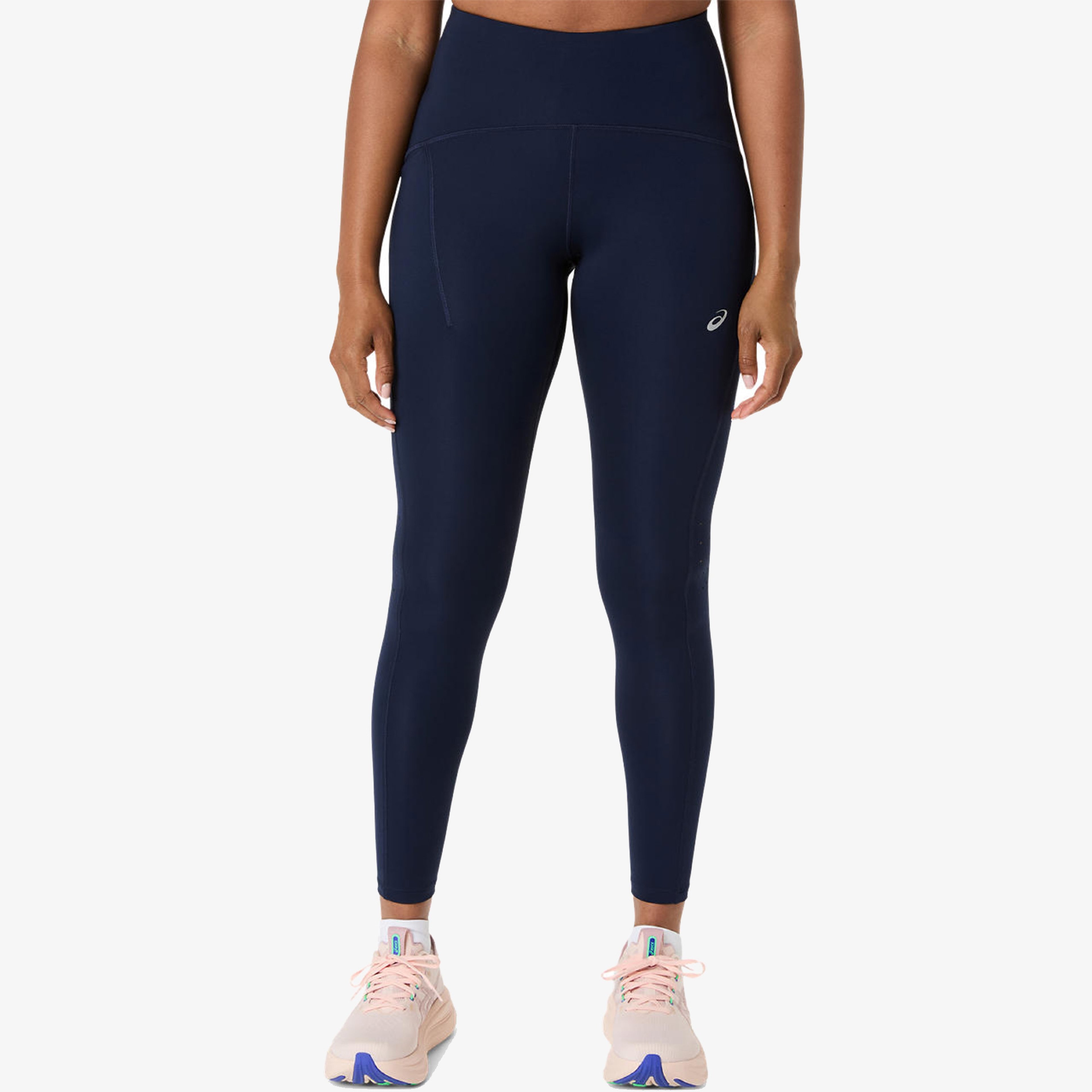 Asics Road High Waist Kadın Siyah Koşu Taytı
