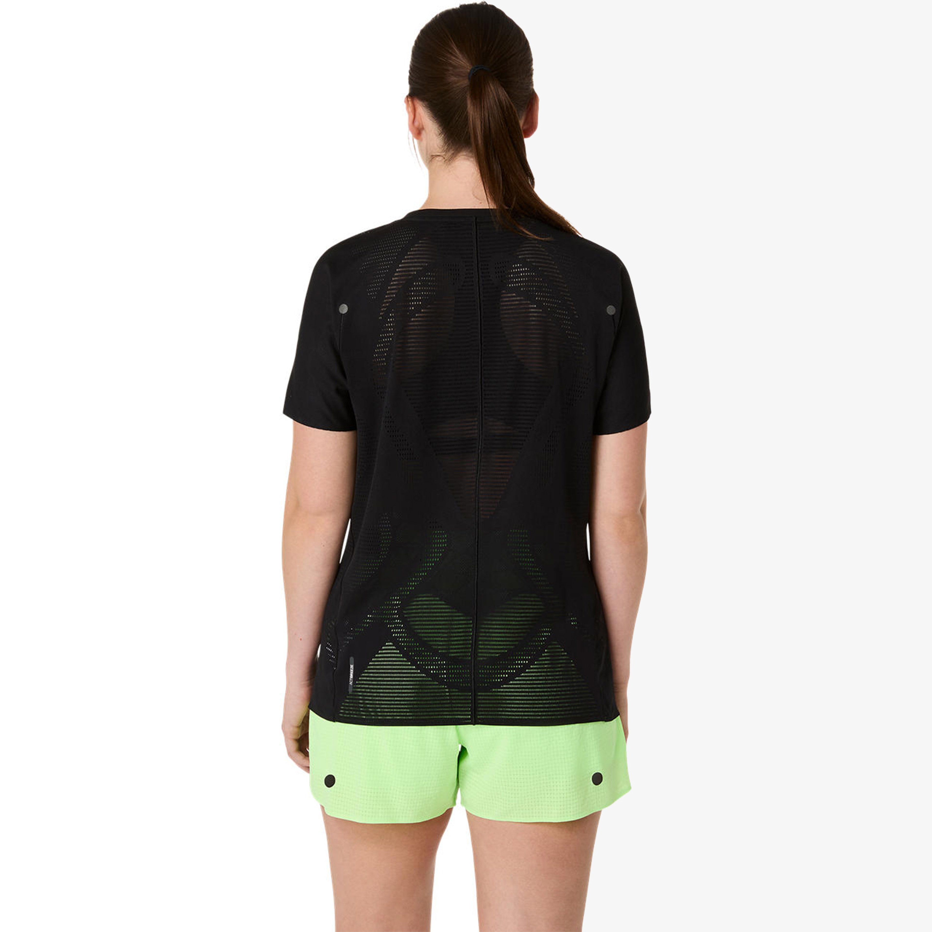Asics Metarun Ss Top Kadın Siyah Koşu T-Shirt