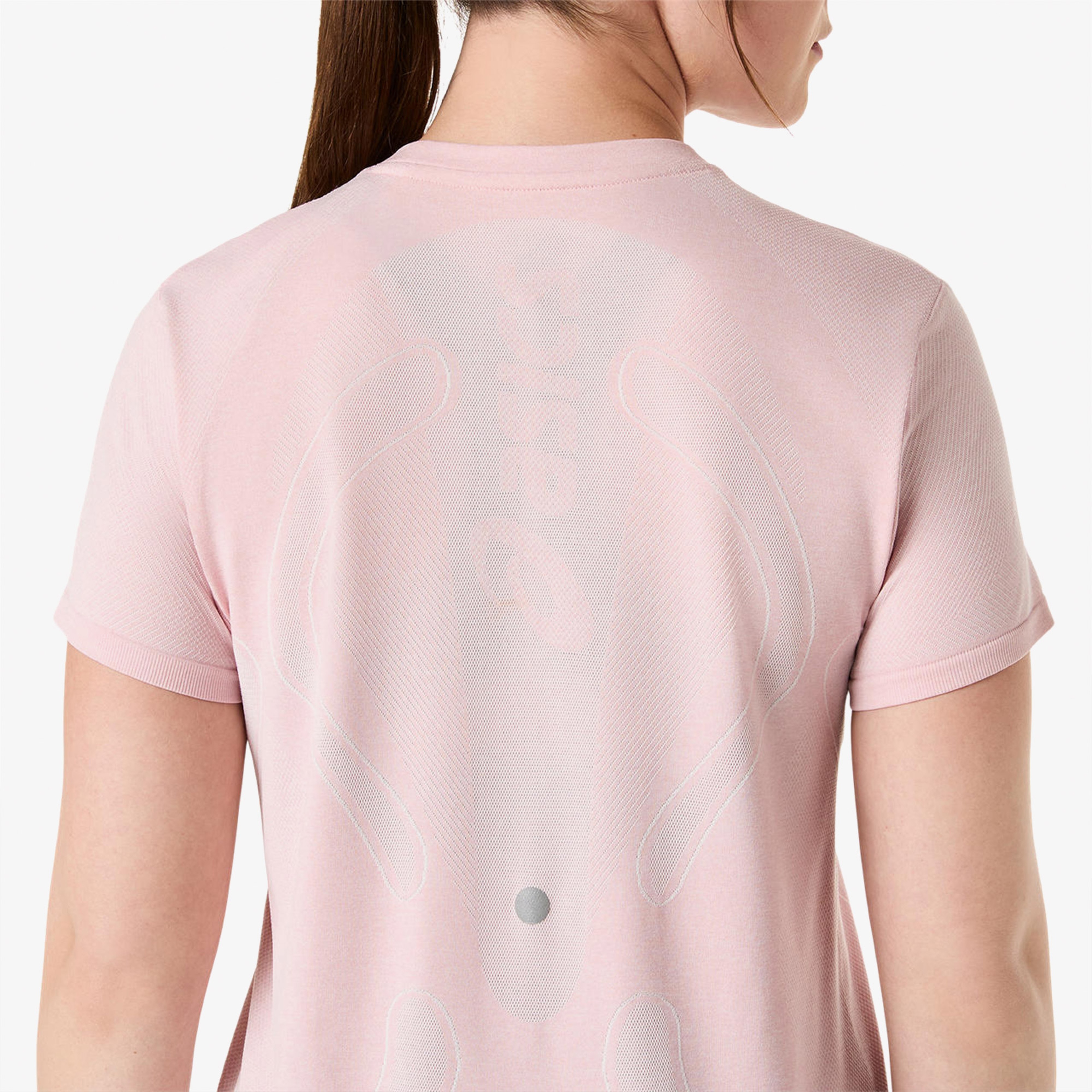 Asics Road Seamless Ss Top Kadın Pembe Koşu Sweatshirt