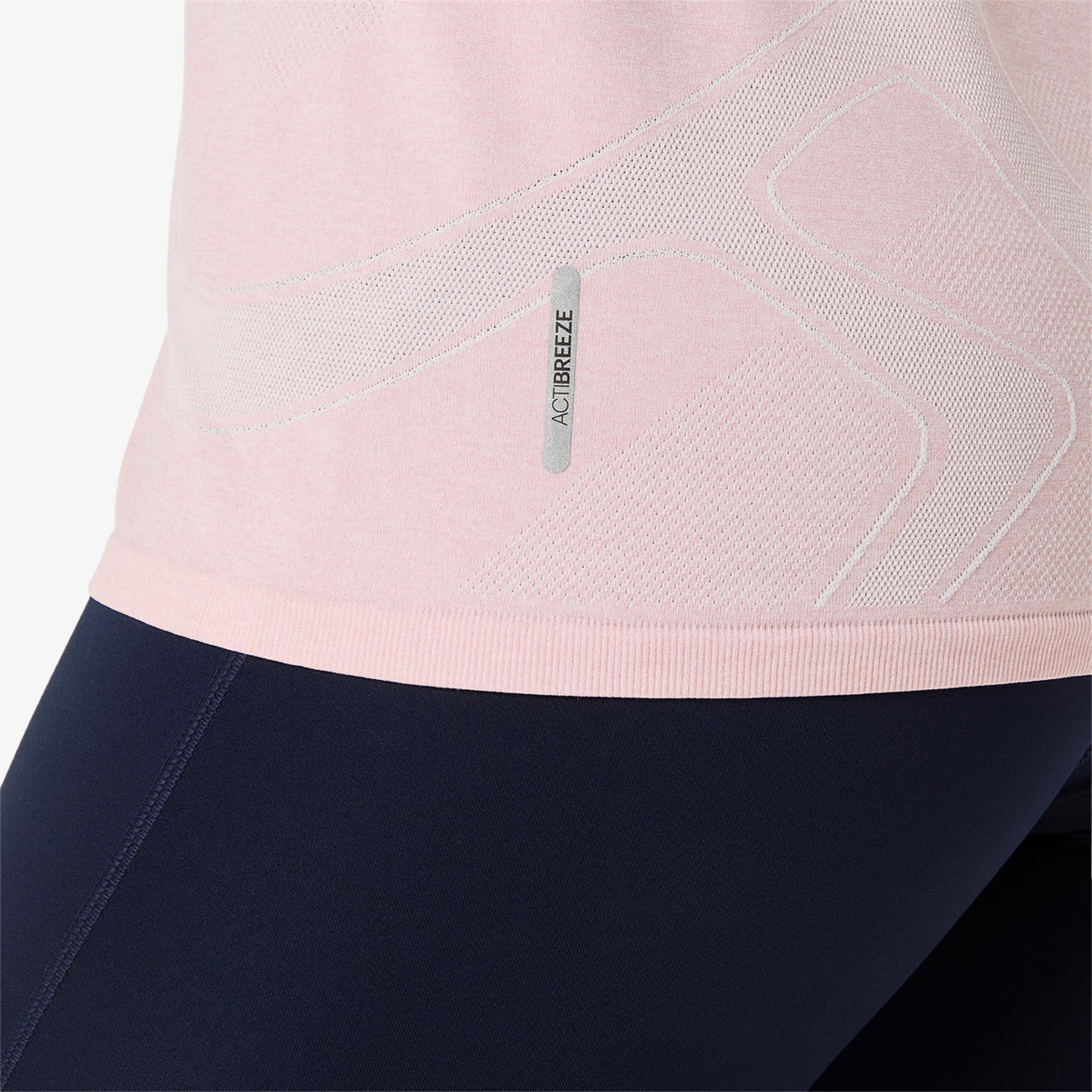 Asics Road Seamless Ss Top Kadın Pembe Koşu Sweatshirt