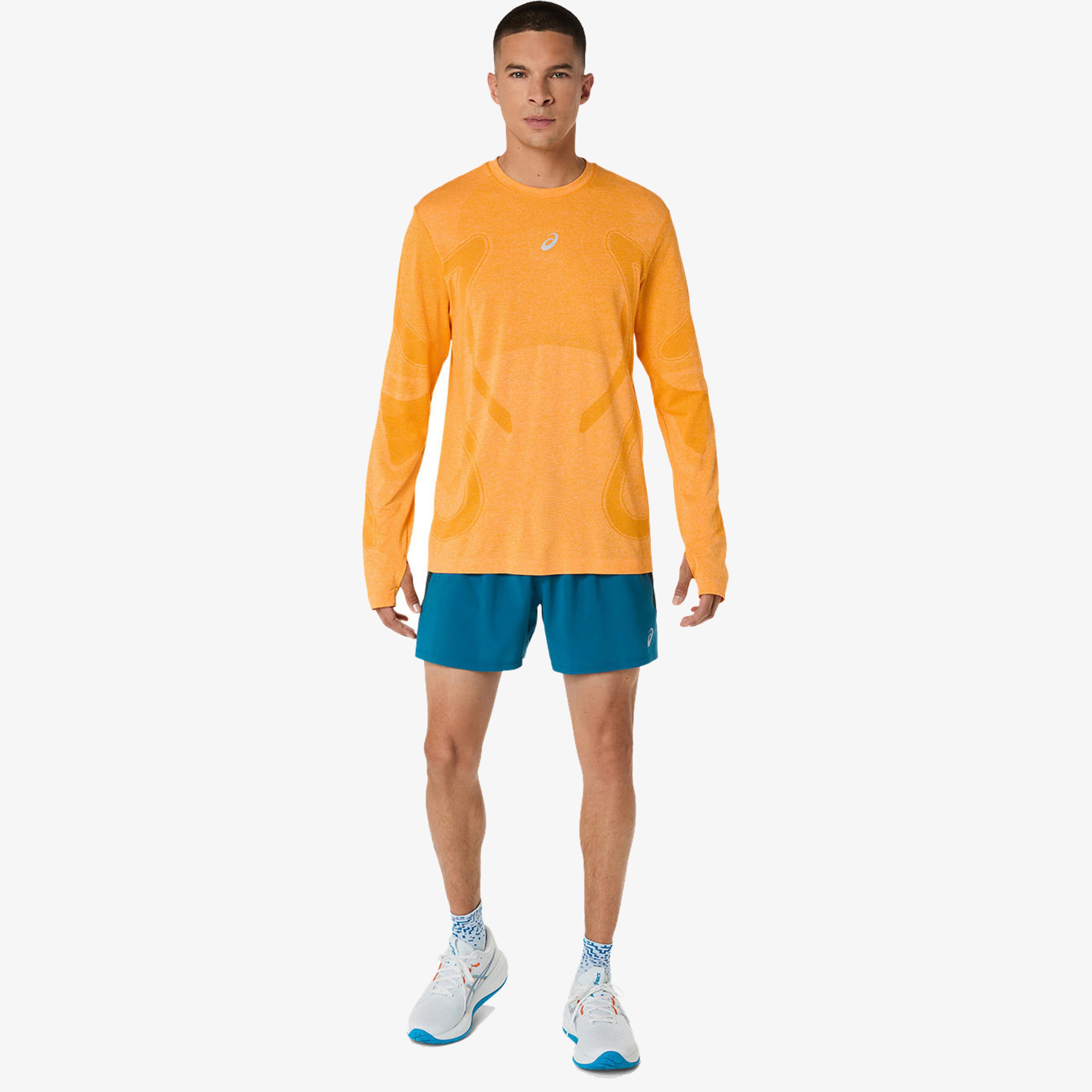 Asics Road 5in Erkek Mavi Koşu Şortu