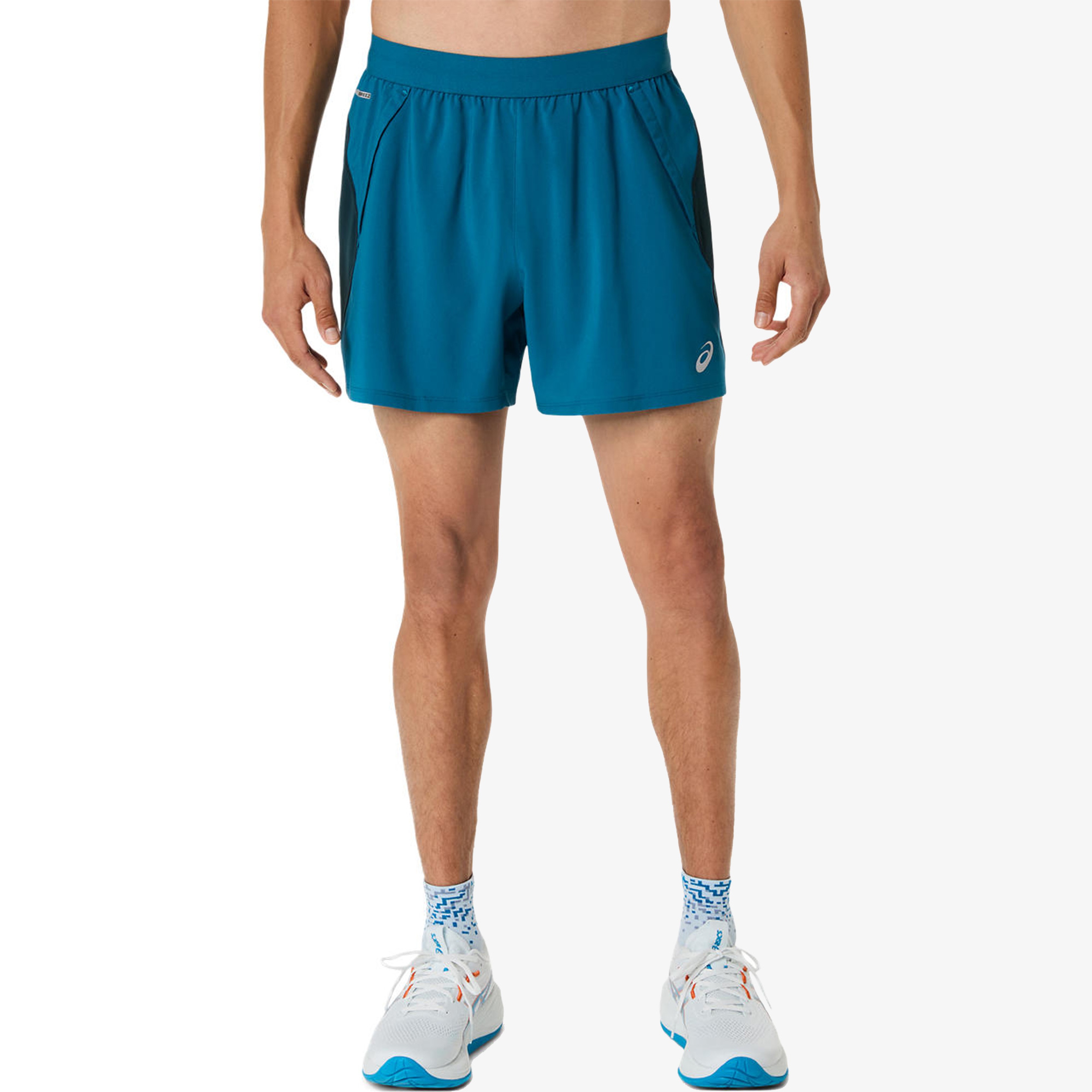 Asics Road 5in Erkek Mavi Koşu Şortu