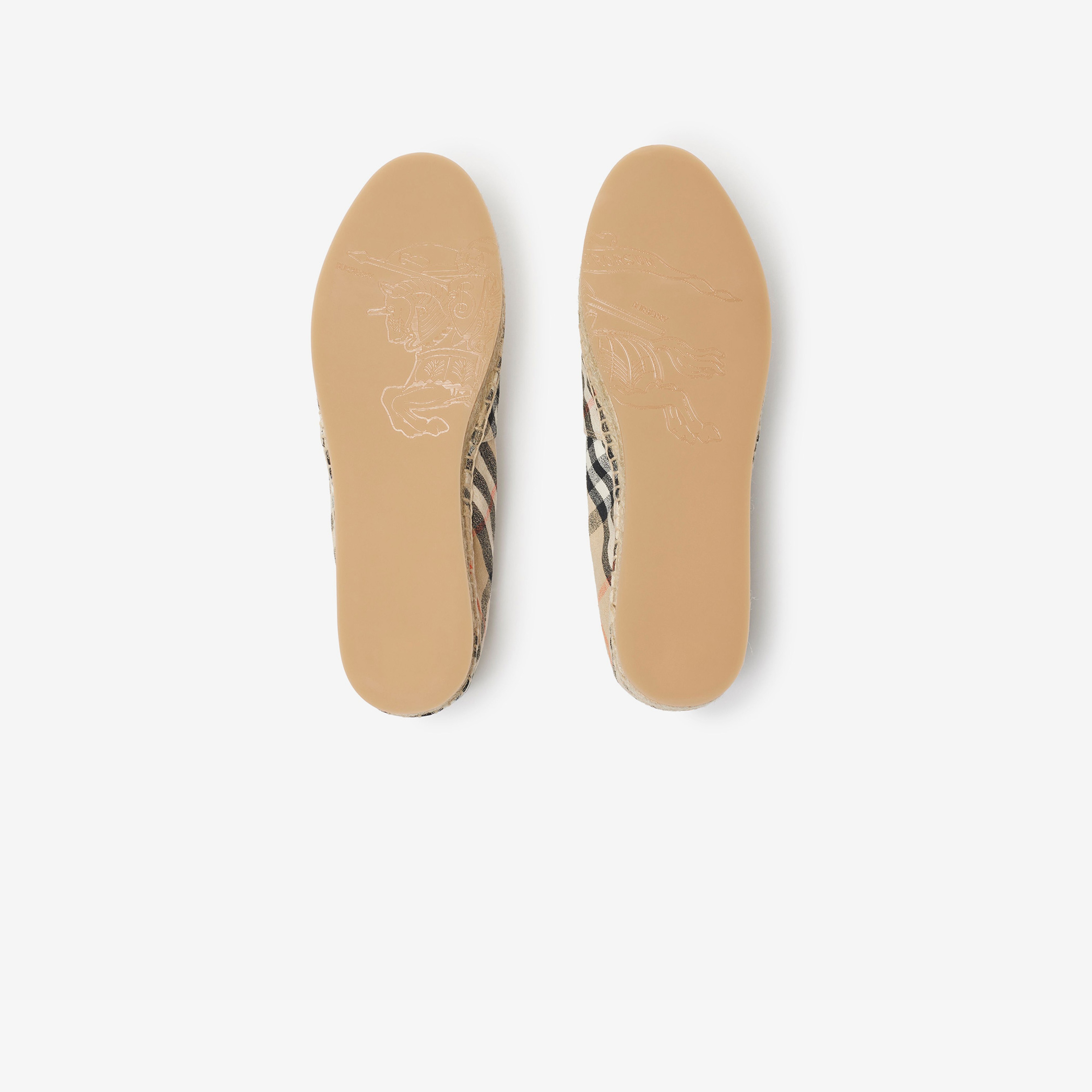 Burberry Mews Kadın Bej Espadril