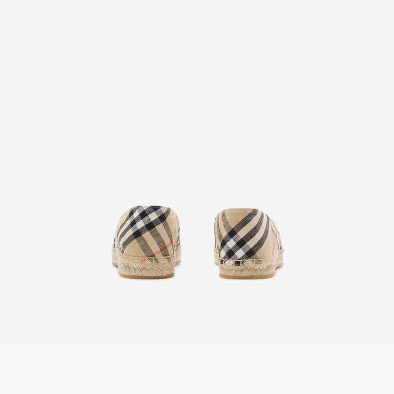 Burberry Mews Kadın Bej Espadril