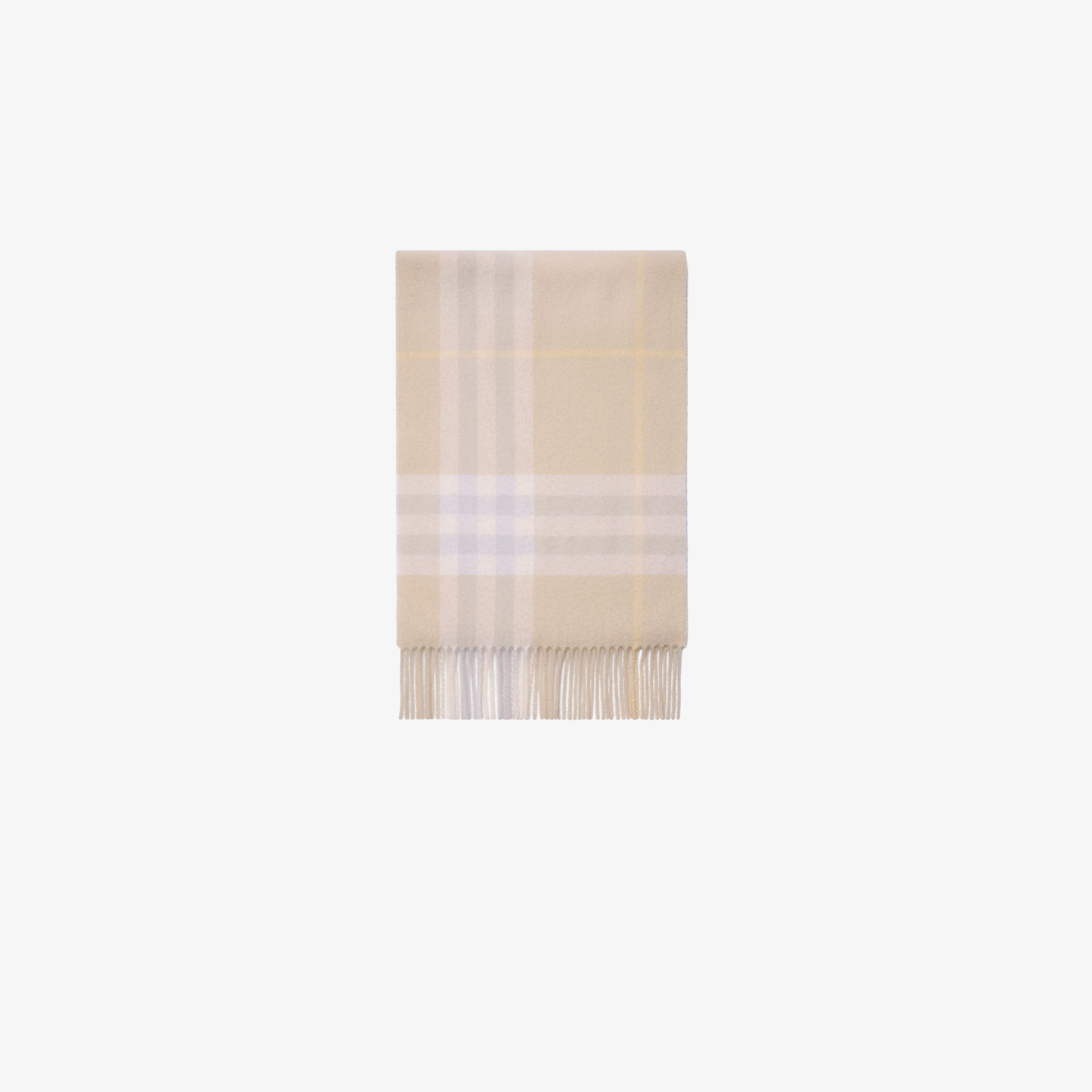 Burberry Giant Check Cashmere Kadın Gri Atkı
