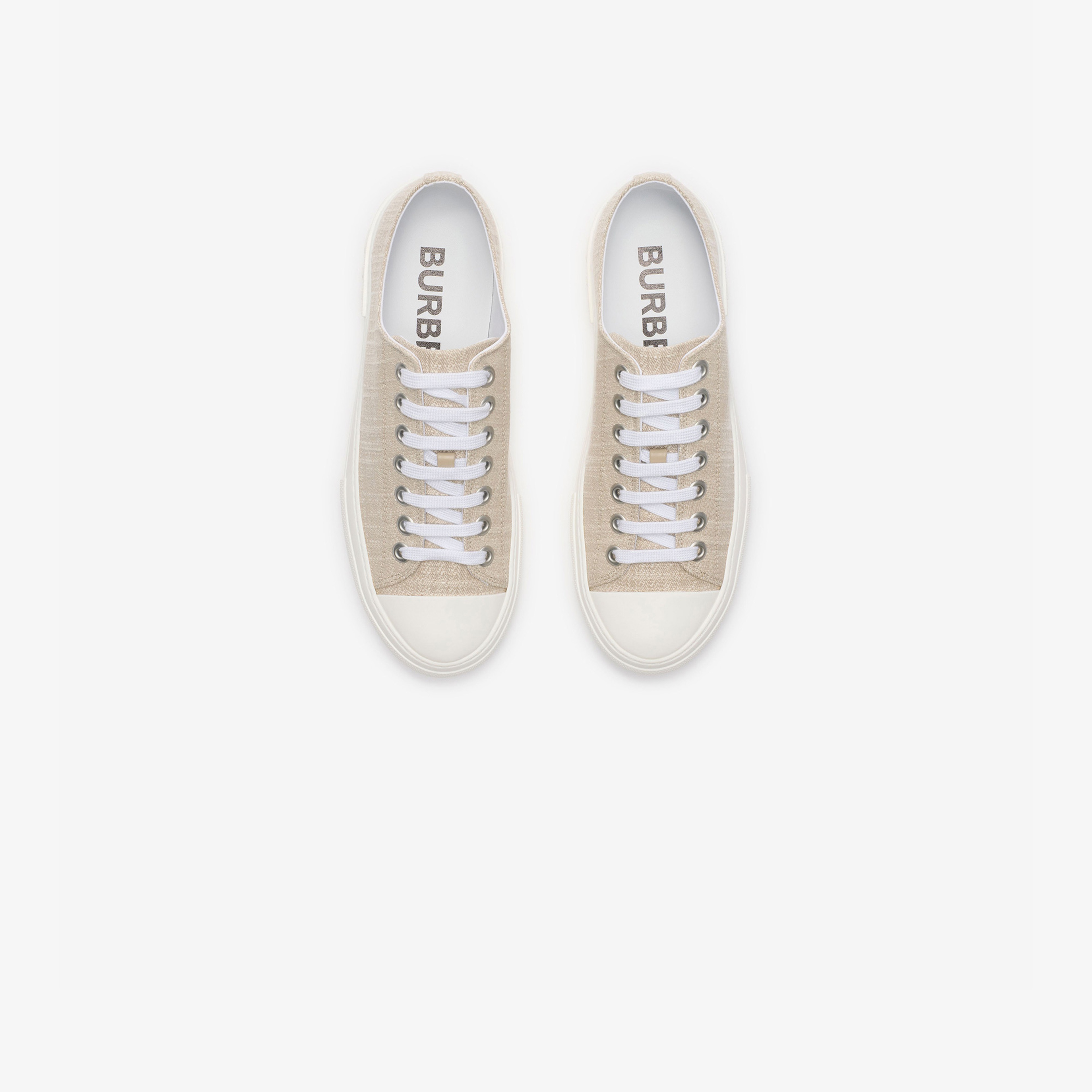 Burberry Check Kadın Krem Sneaker