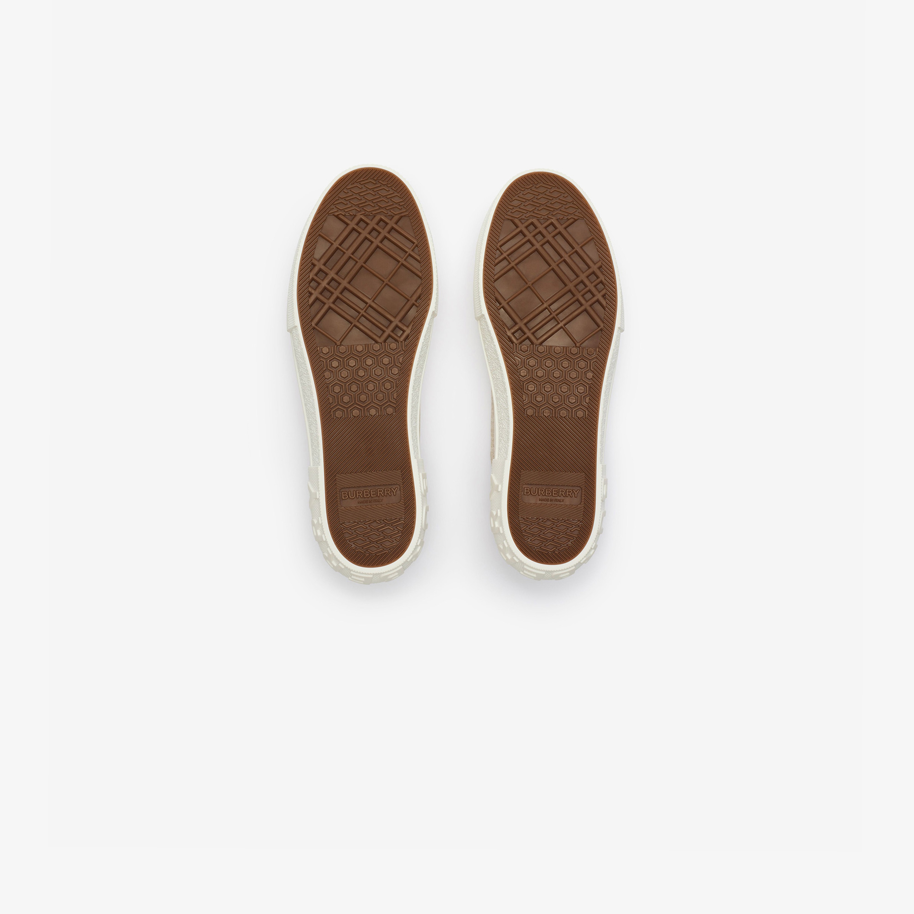 Burberry Check Kadın Krem Sneaker
