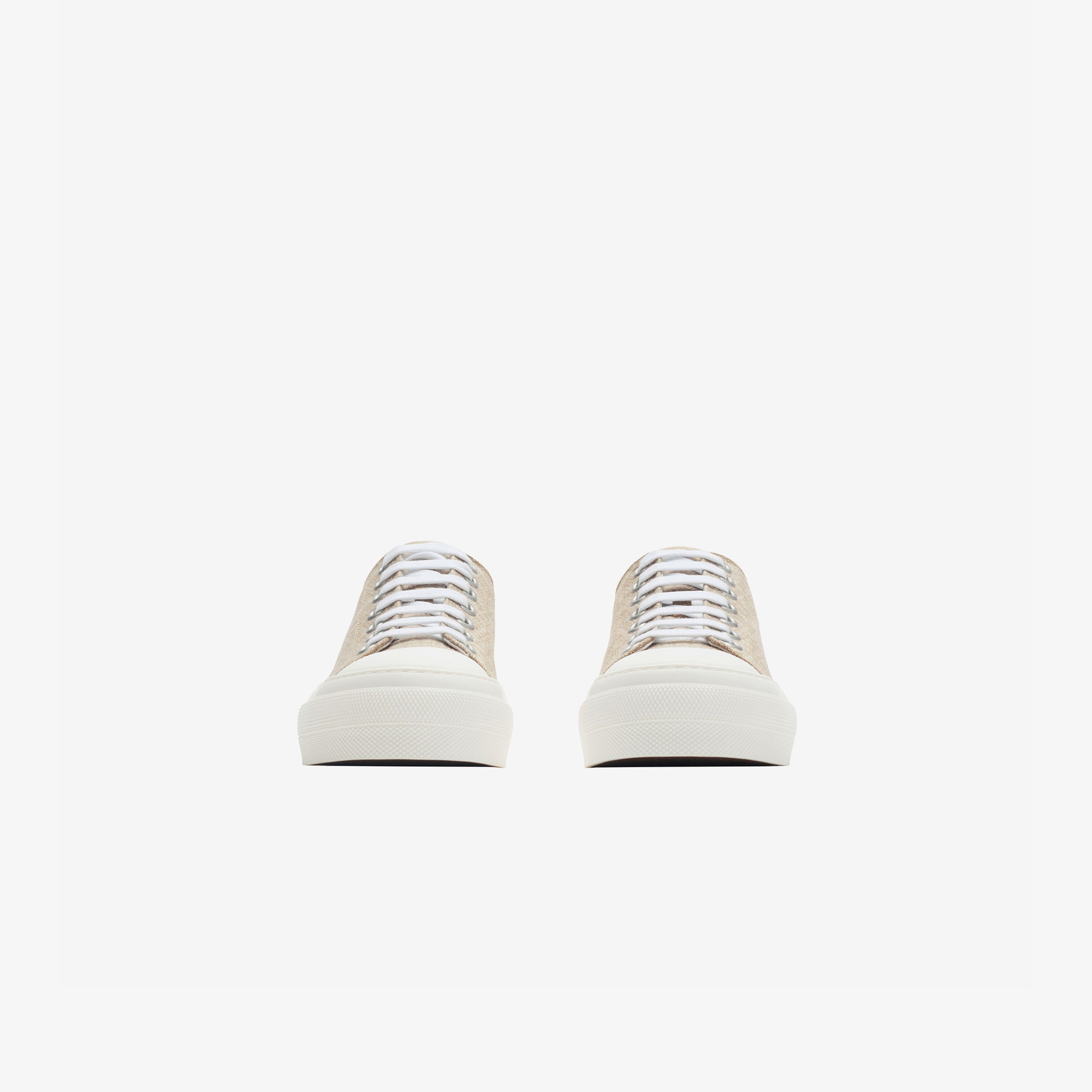 Burberry Check Kadın Krem Sneaker