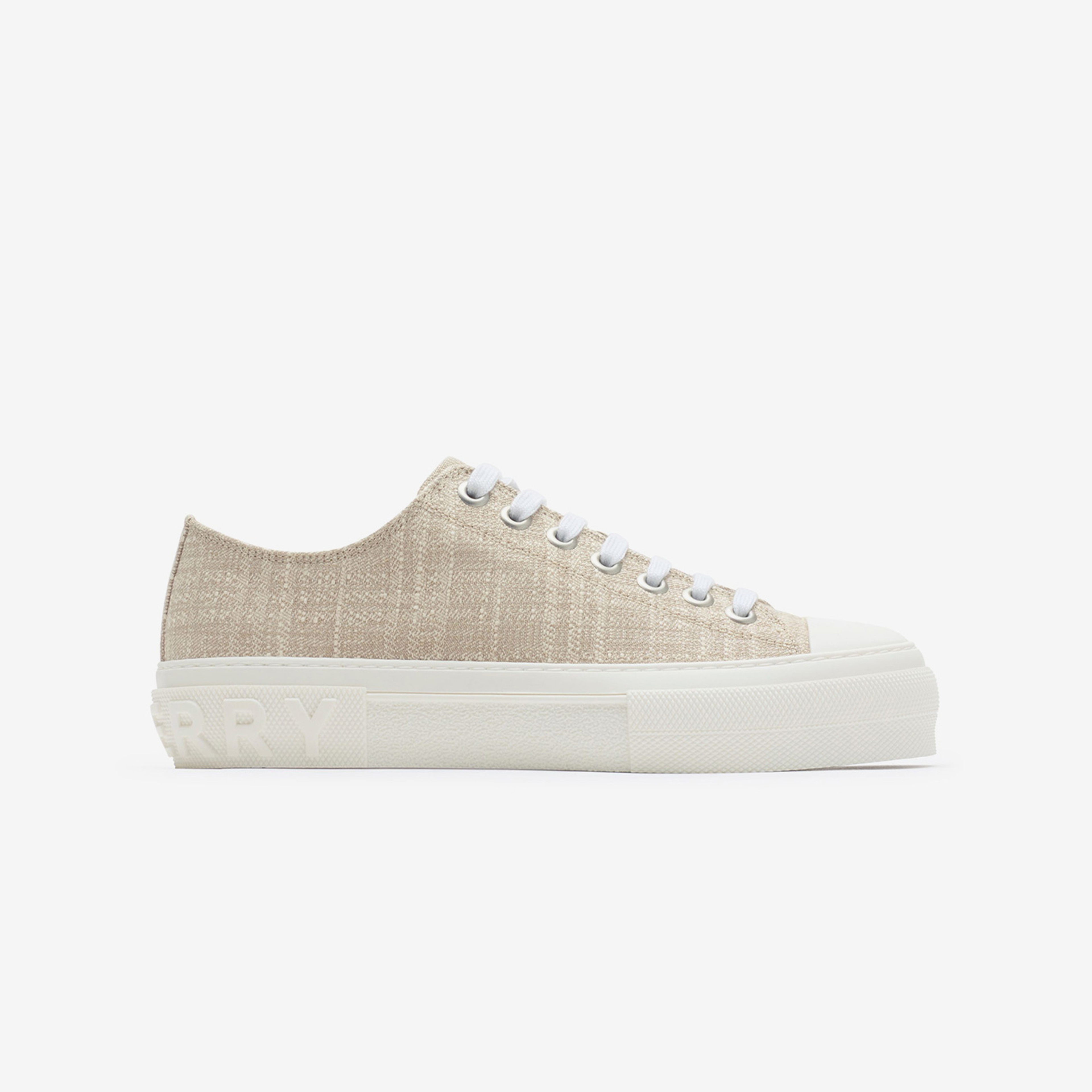 Burberry Check Kadın Krem Sneaker