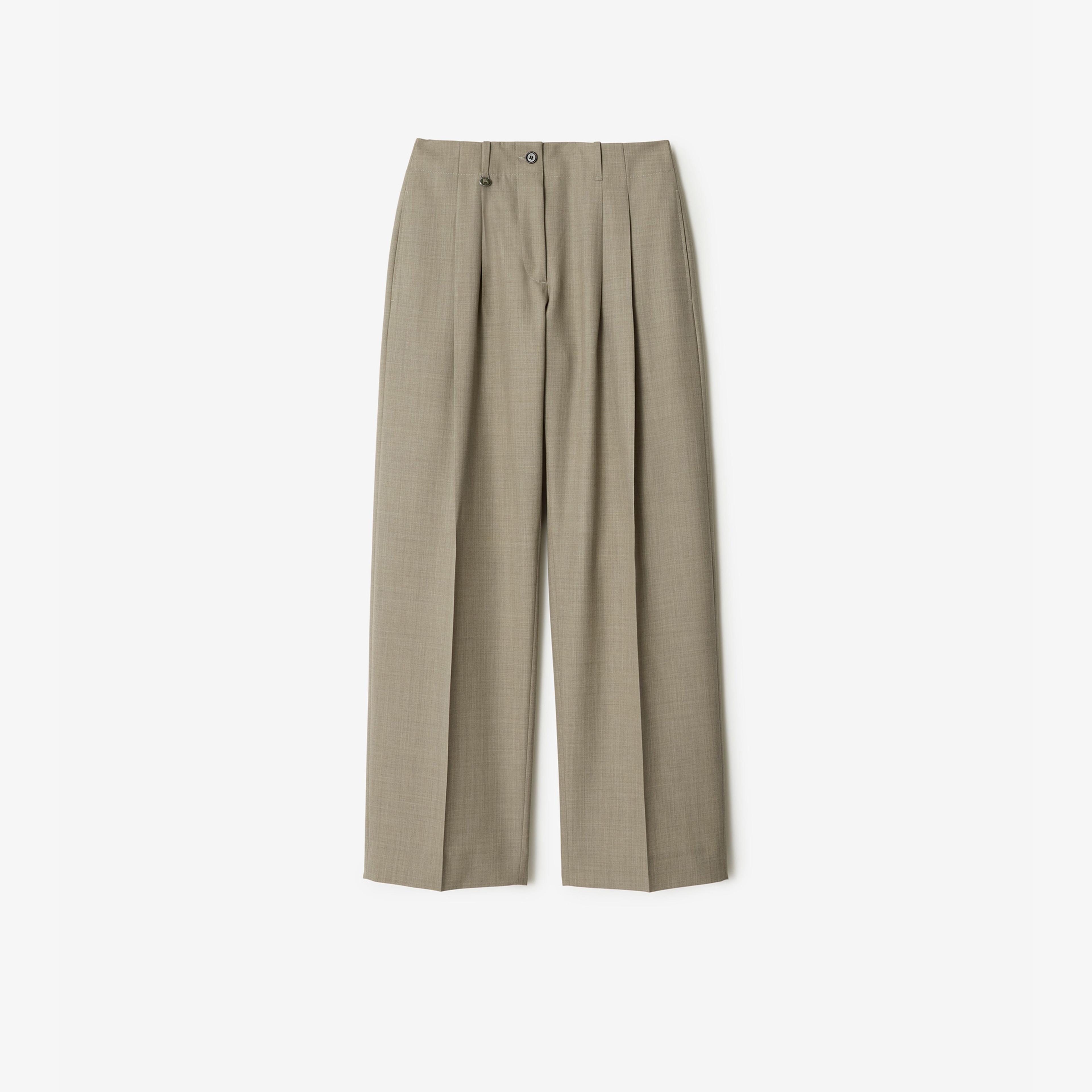 Burberry Kadın Haki Pantolon