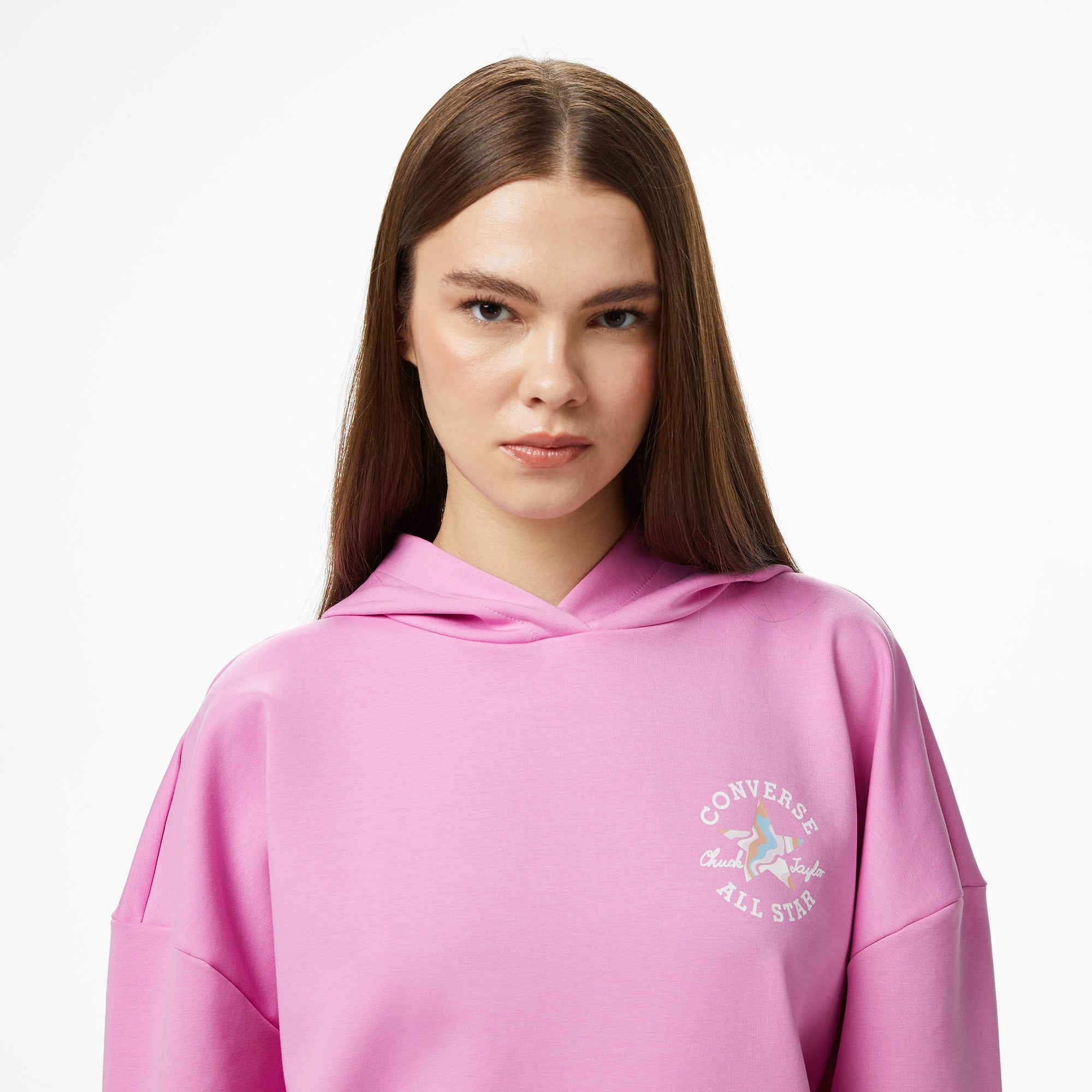 Converse Kadın Pembe Sweatshirt