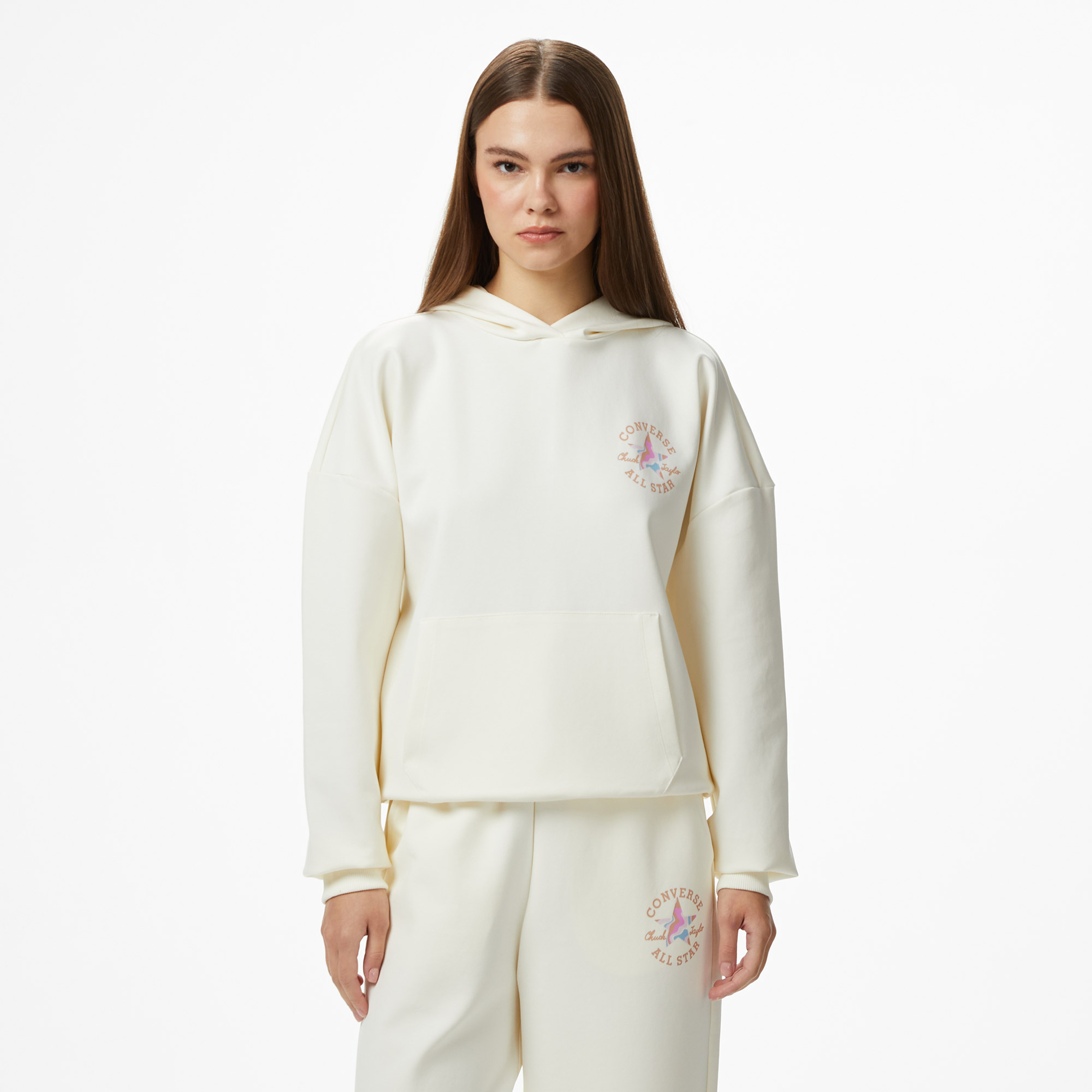 Converse Kadın Krem Sweatshirt