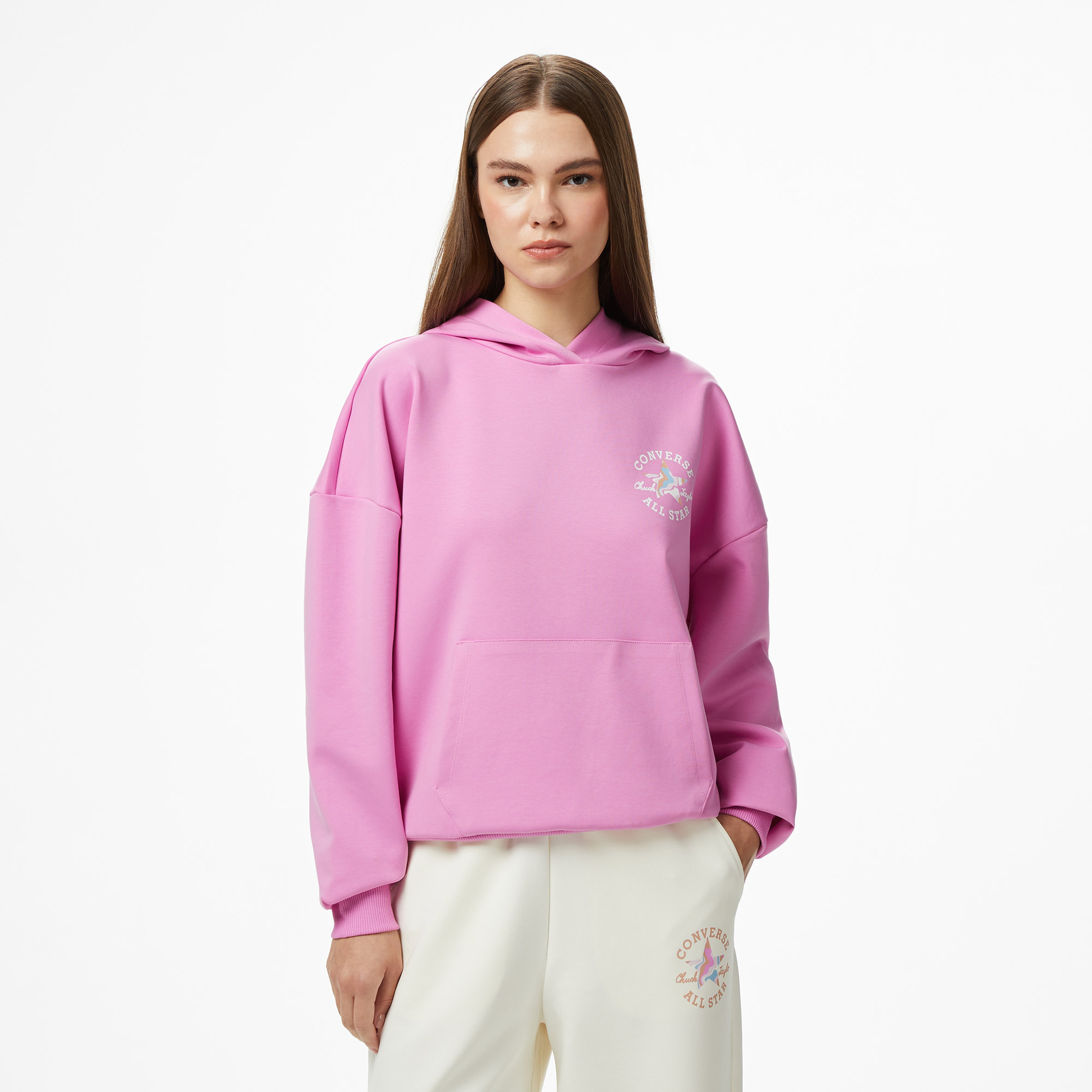 Converse Kadın Pembe Sweatshirt