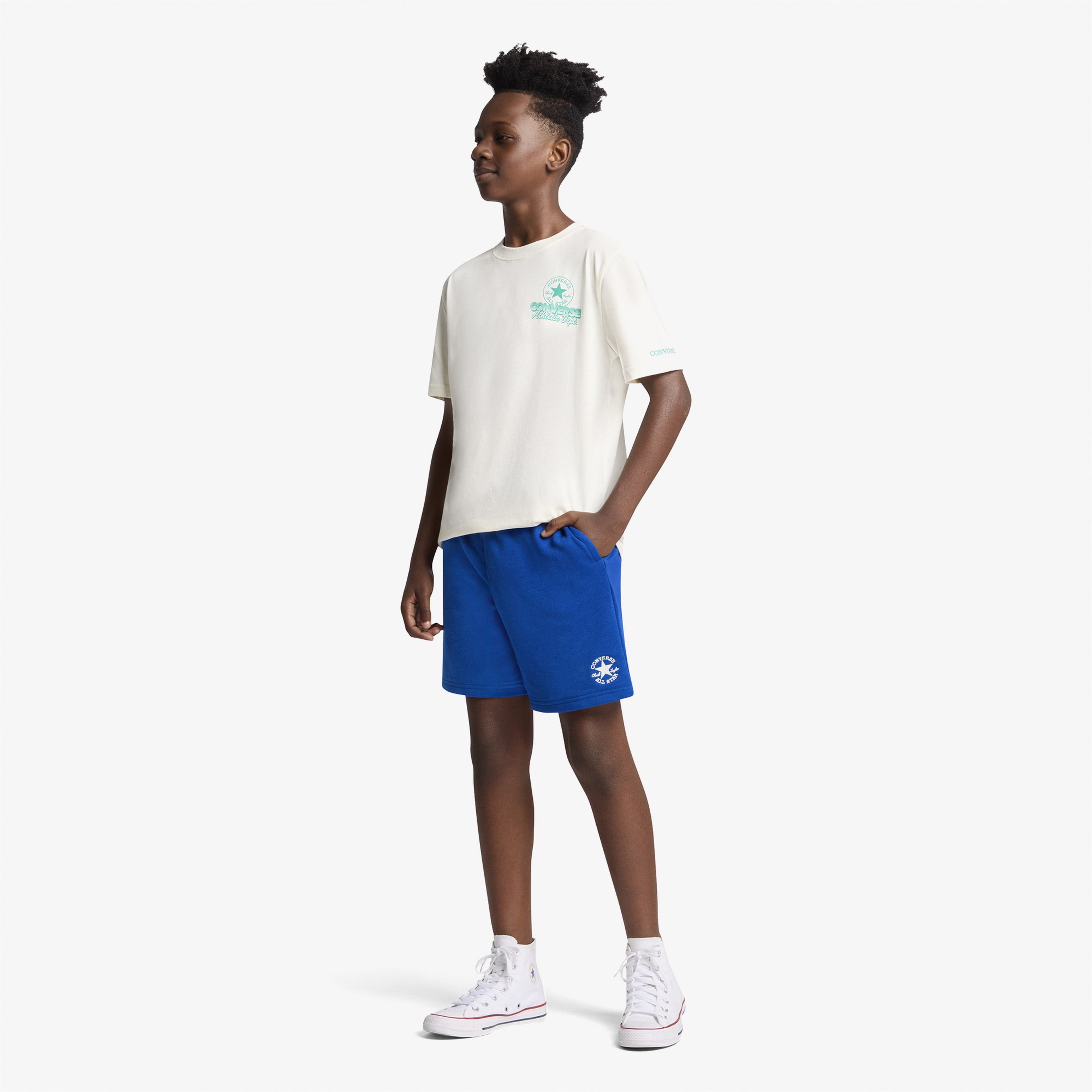 Converse Regular Fit Çocuk Mavi Şort