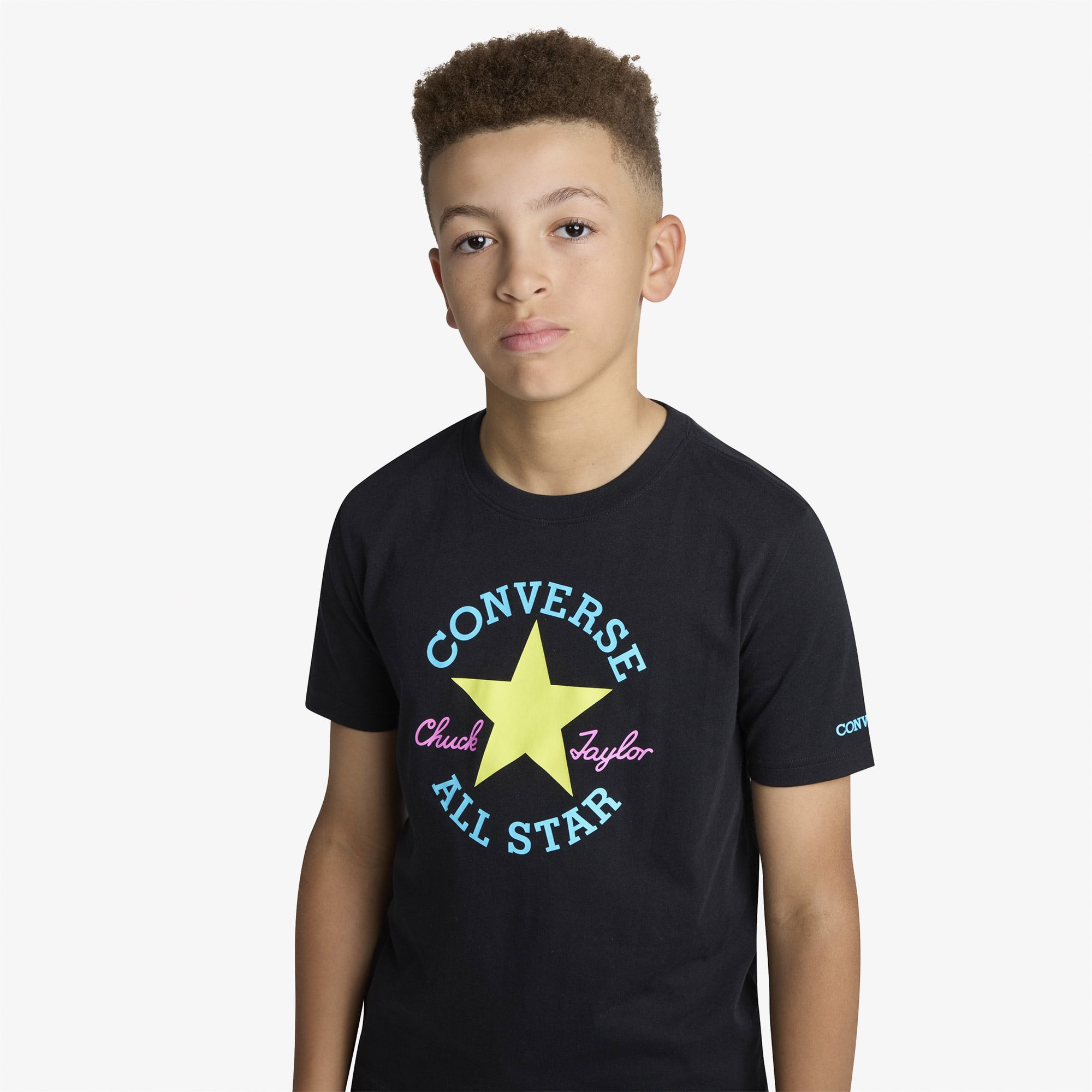 Converse Erkek Çocuk Siyah T-Shirt