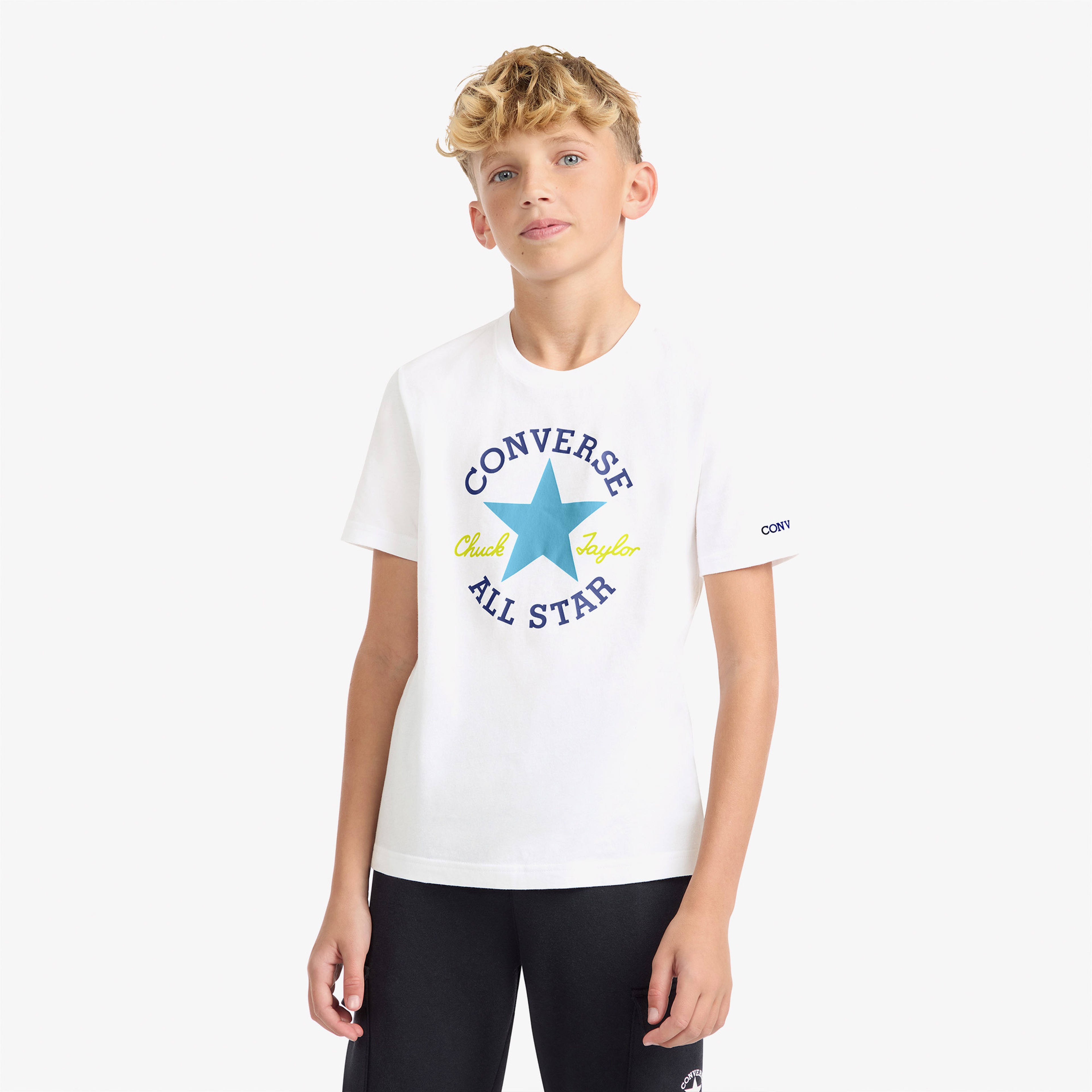 Converse Genç Çocuk Beyaz T-Shirt