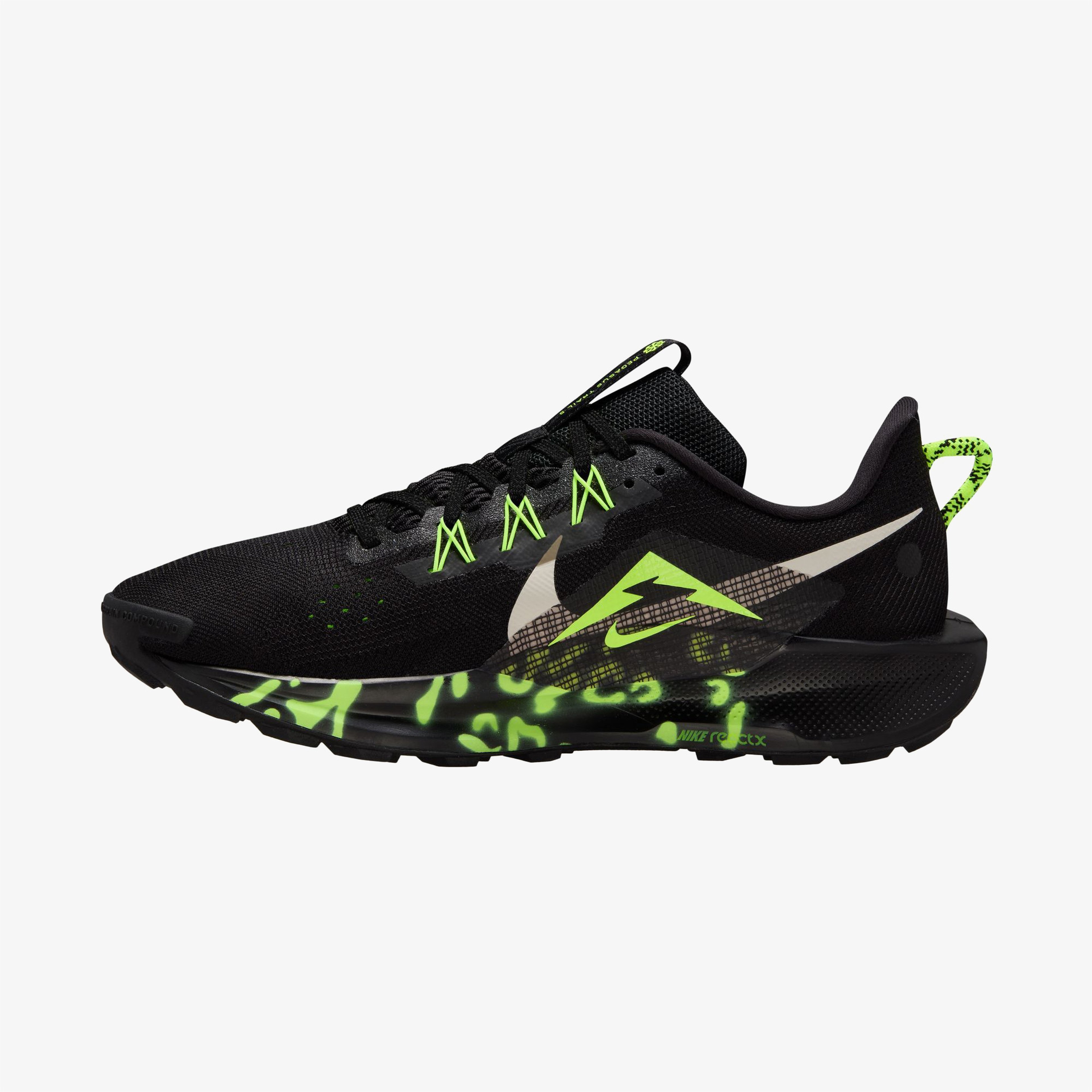 Nike Pegasus Trail 5 Erkek Siyah Koşu Ayakkabısı