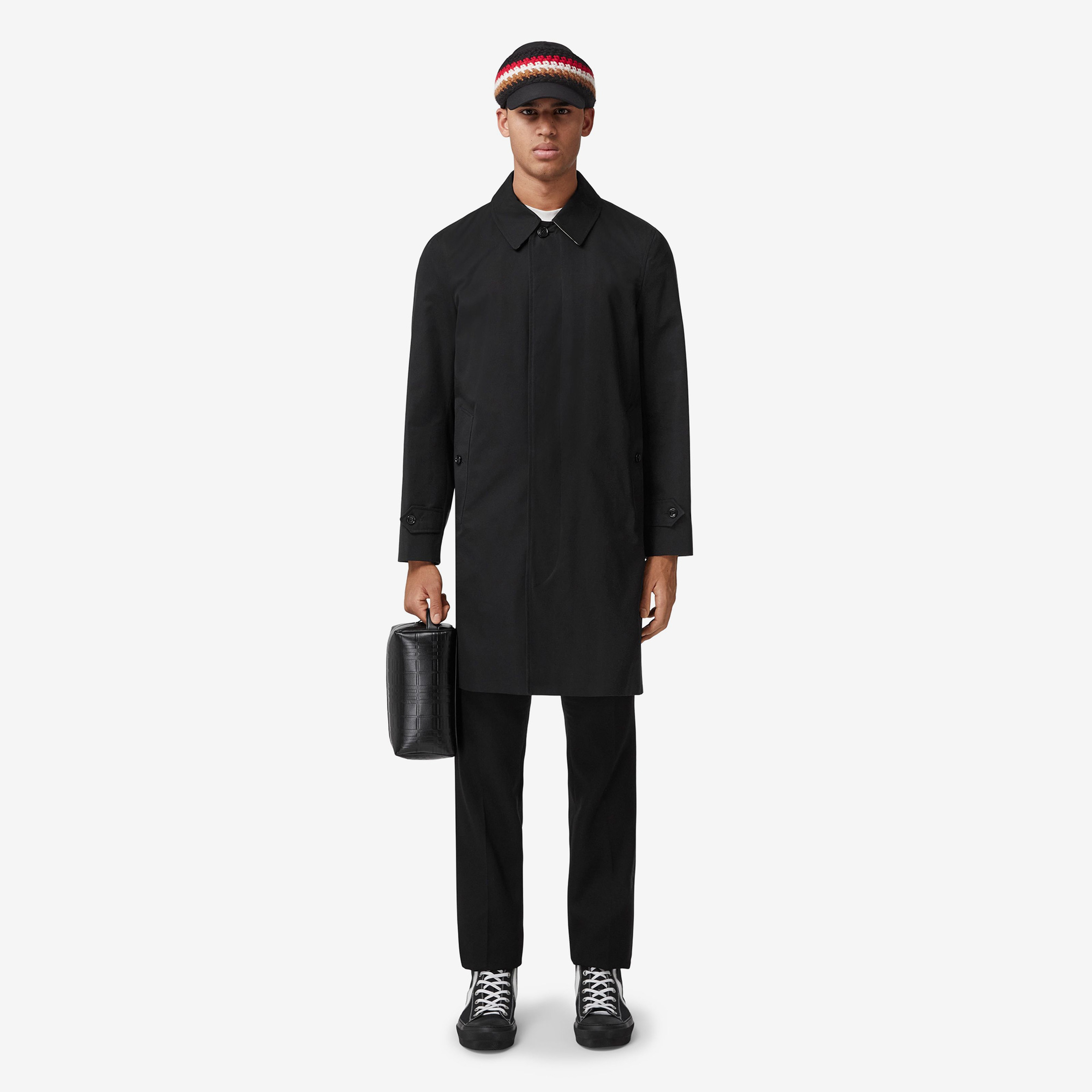 Burberry Erkek Siyah Pardesü