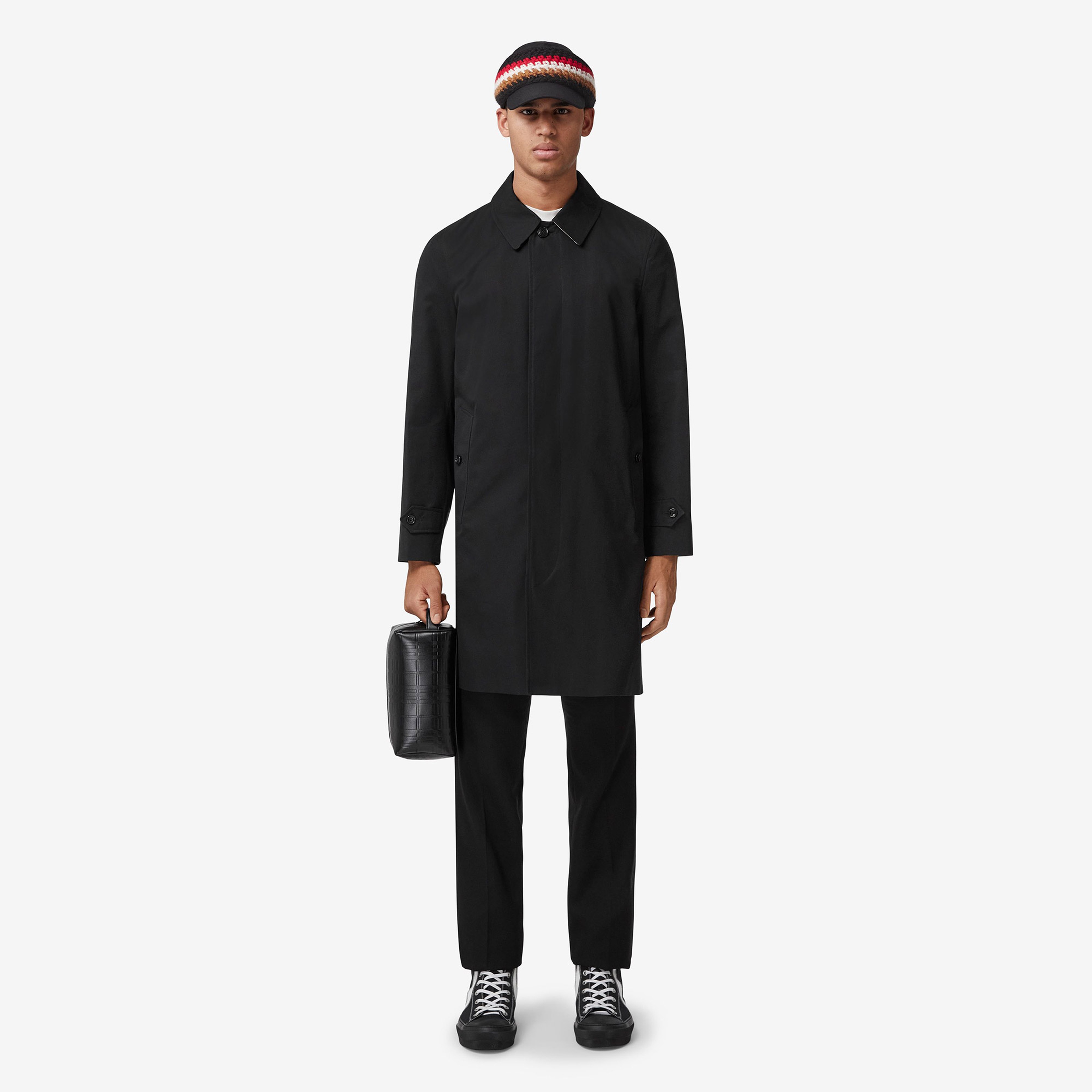 Burberry Erkek Siyah Pardesü