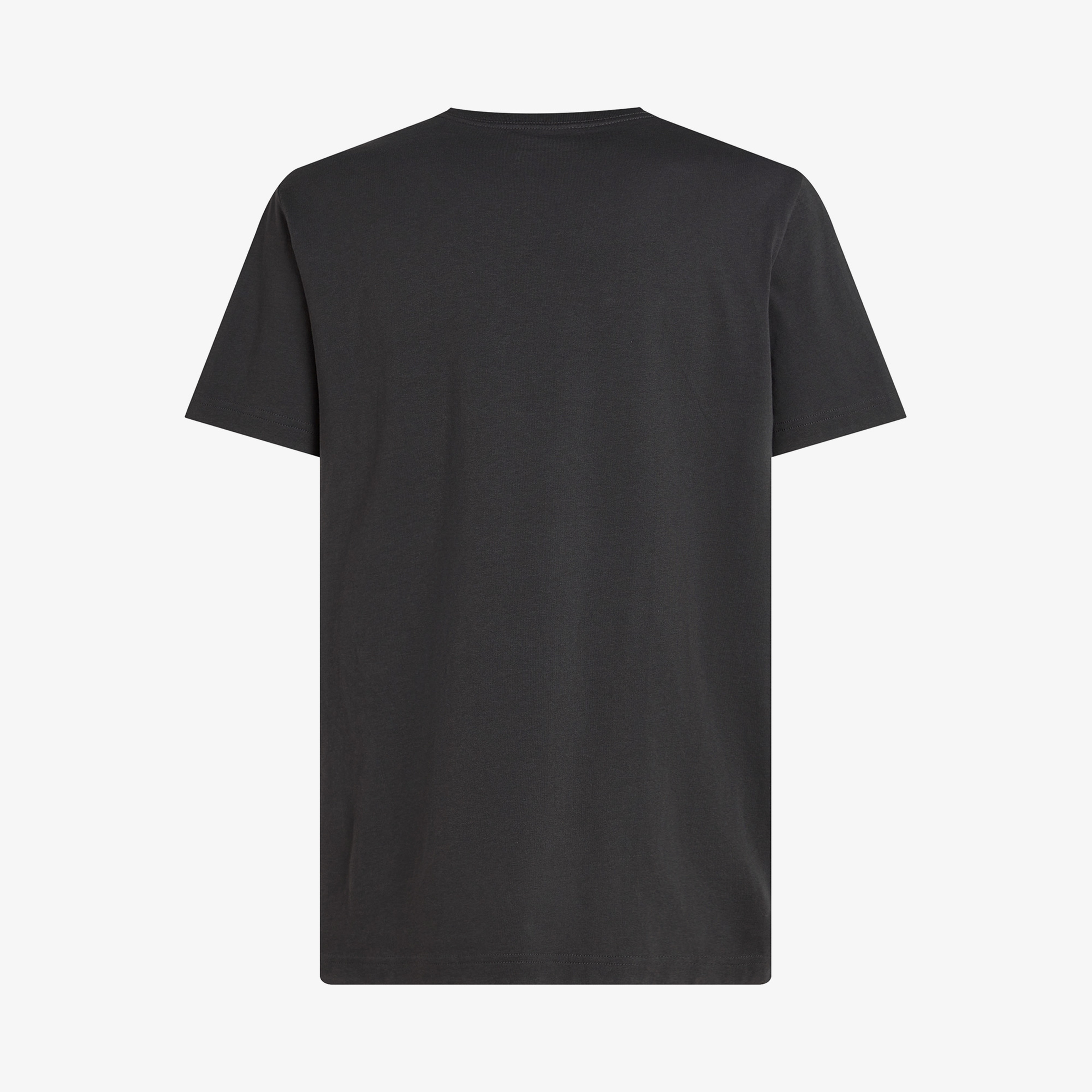 Calvin Klein Label Print Erkek Siyah T-Shirt