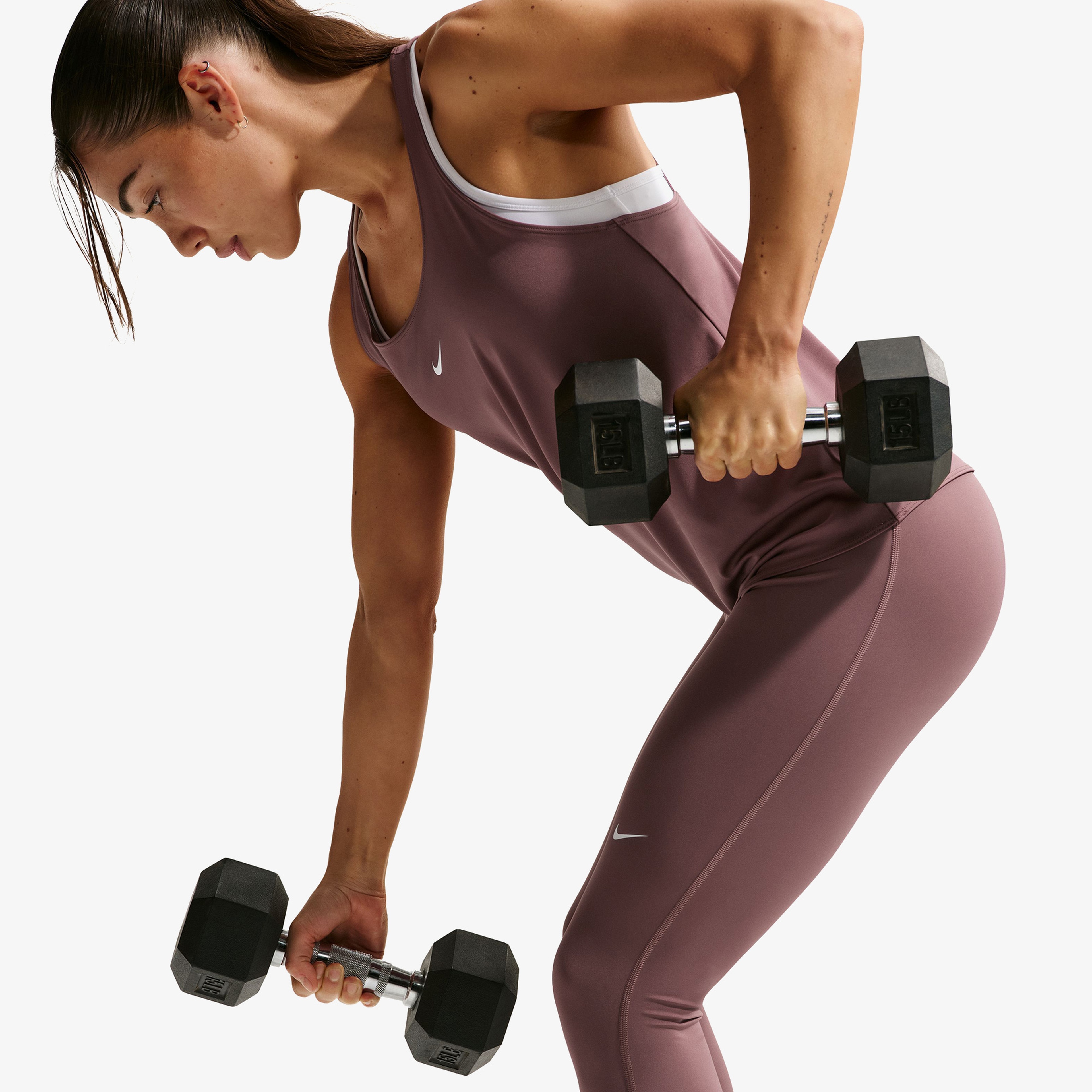 Nike Pro Dri-Fit 365 Kadın Kahverengi Tayt