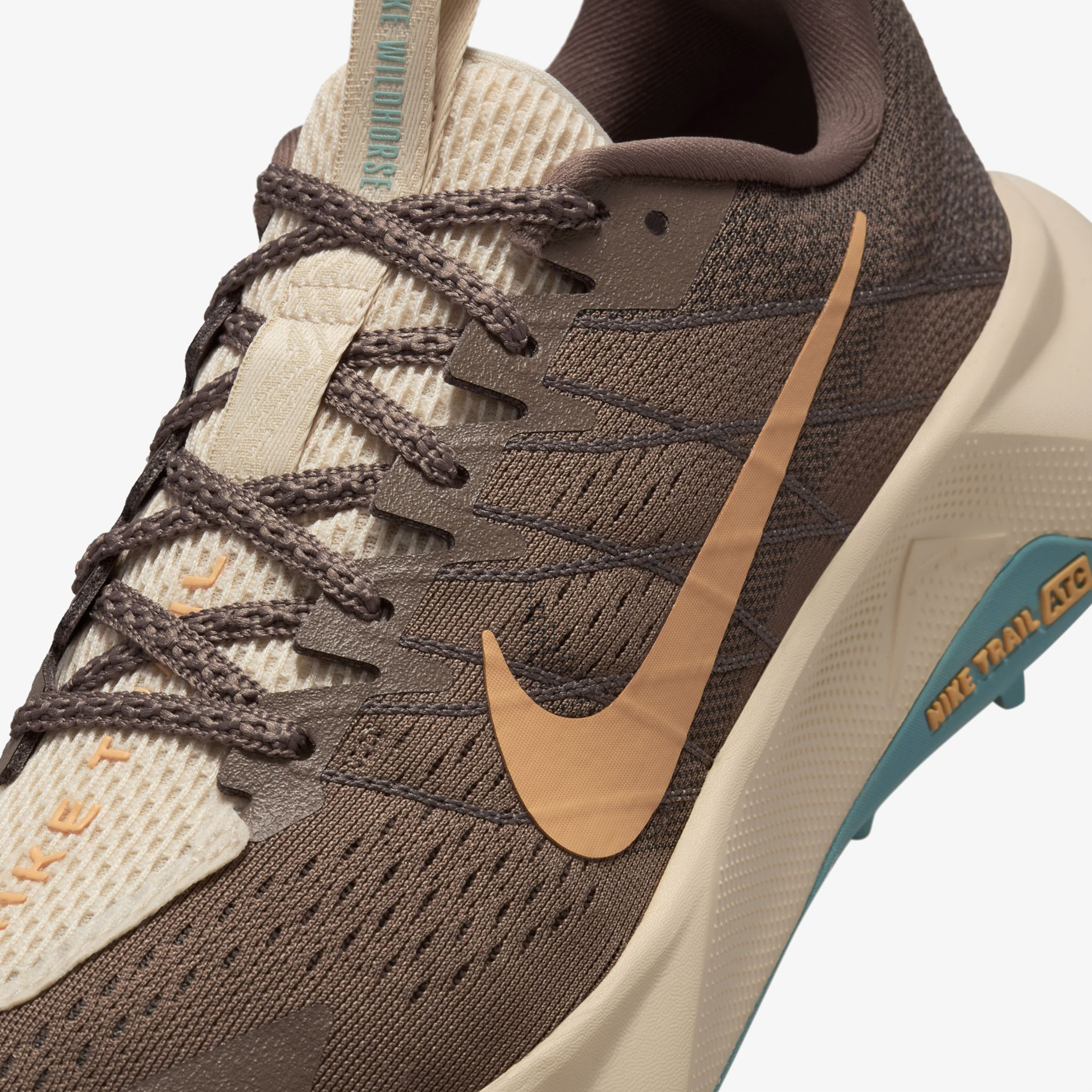 Nike Reactx Wildhorse 10 Kadın Kahverengi Koşu Ayakkabısı
