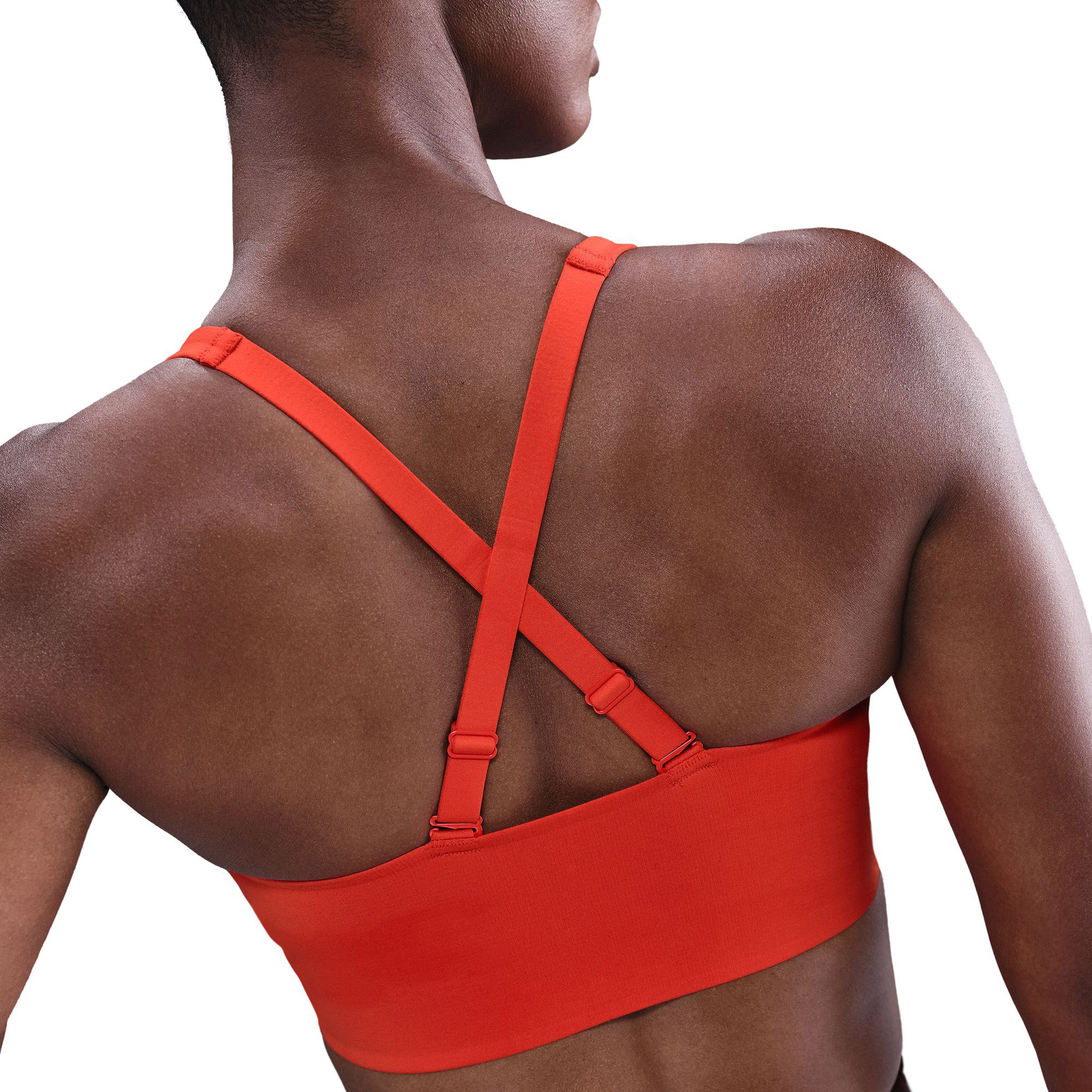 Nike Alate Medium Support Kadın Kırmızı Antrenman Bra