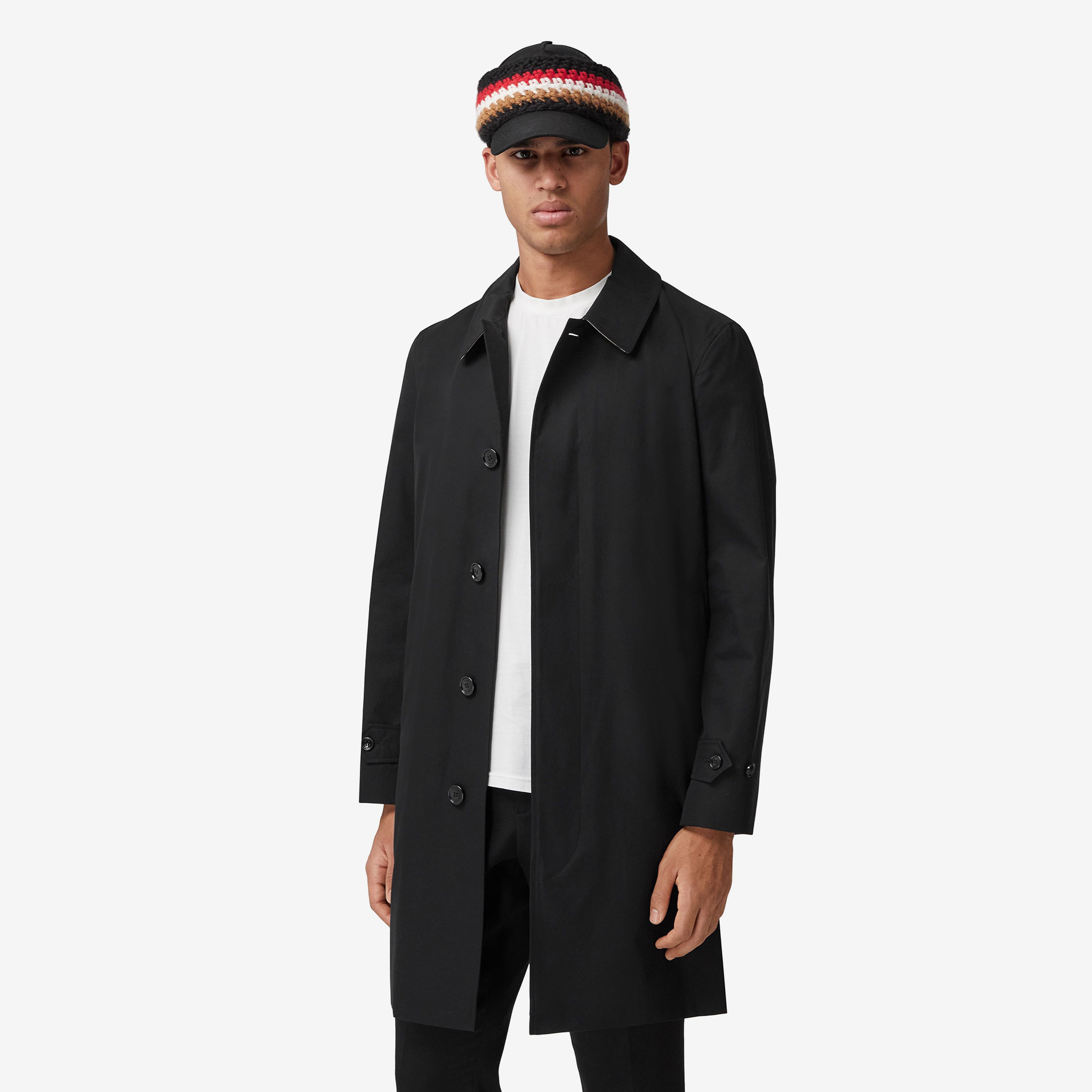 Burberry Erkek Siyah Pardesü