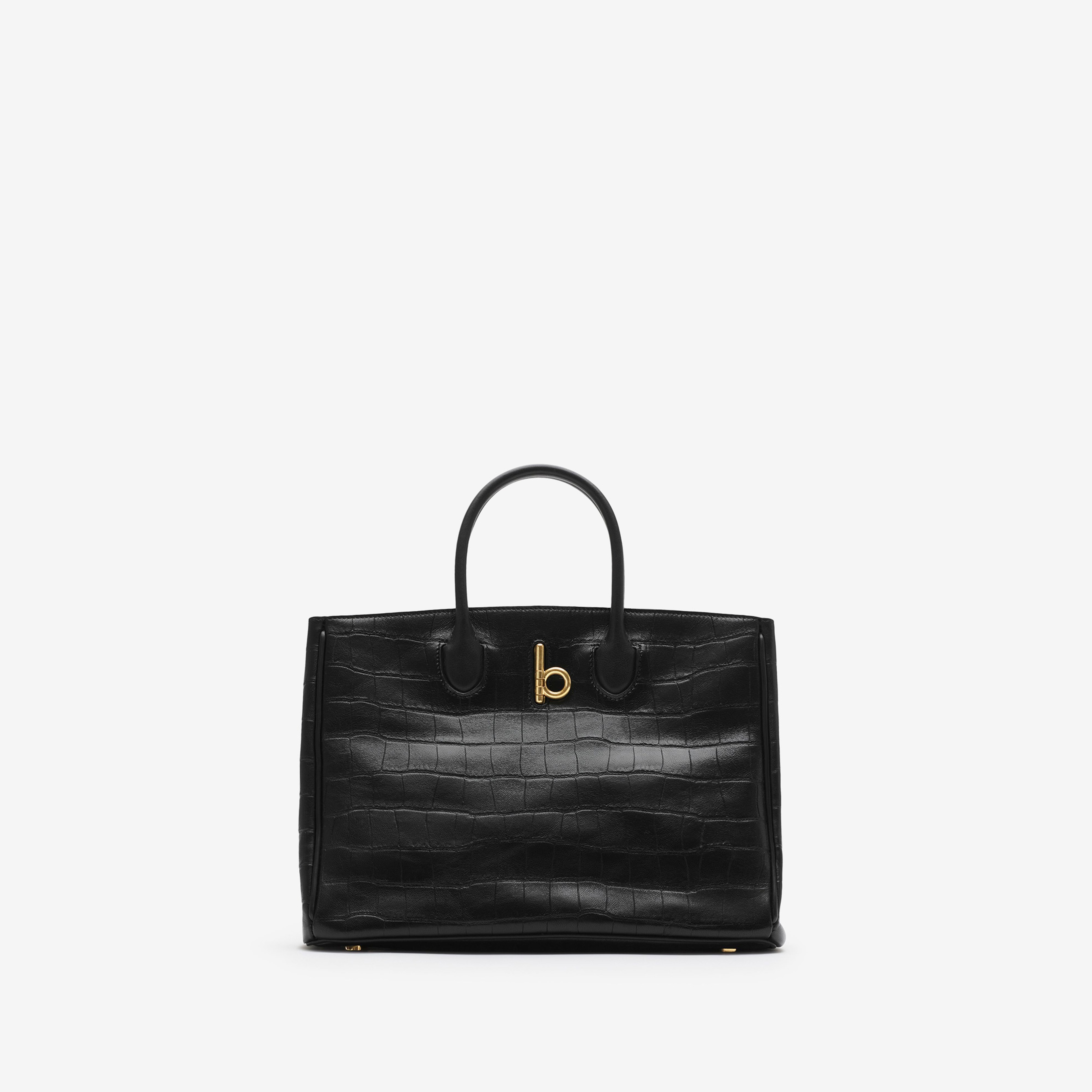 Burberry Lw7 Small Rocking Horse Kadın Siyah El Çantası