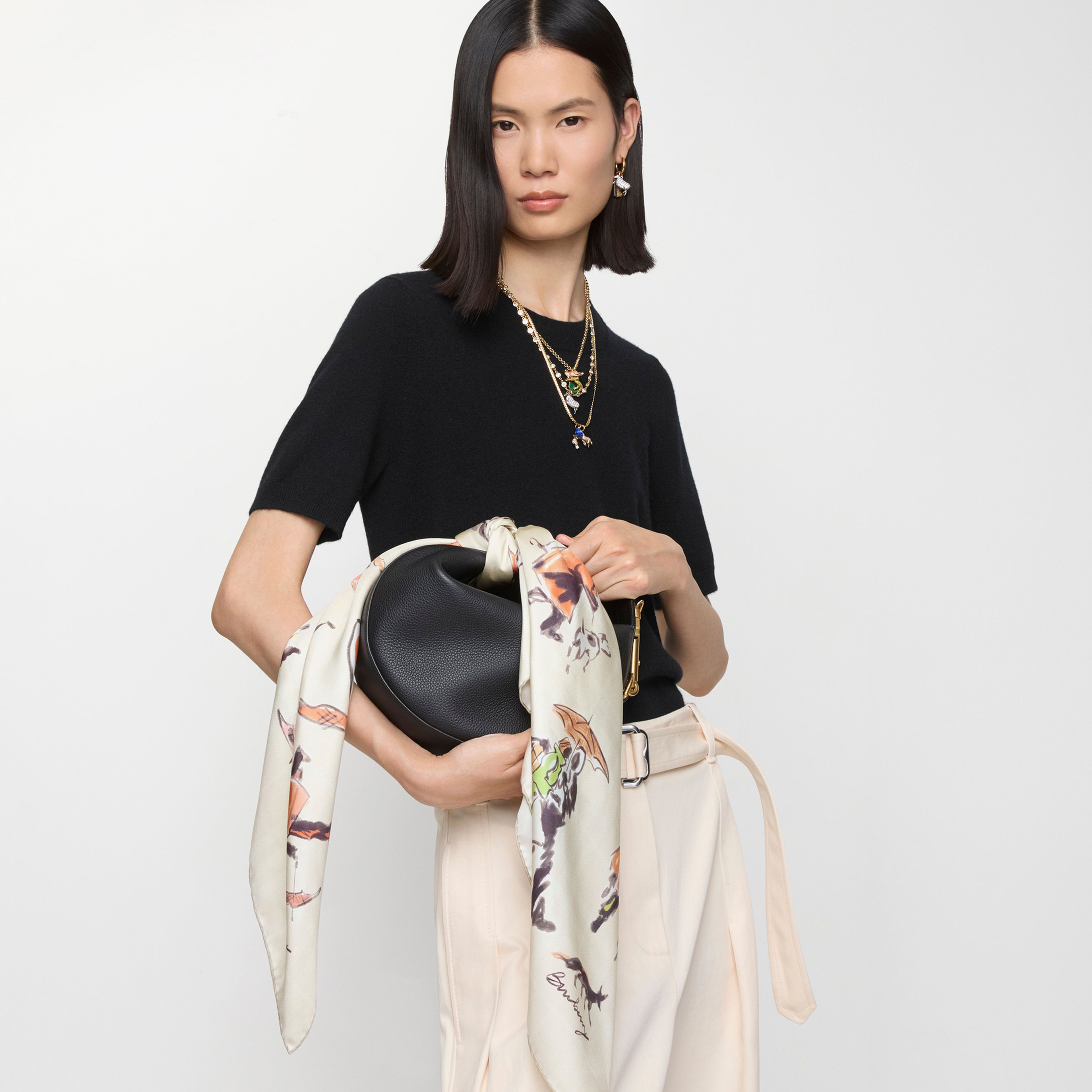 Burberry Kadın Beyaz Eşarp