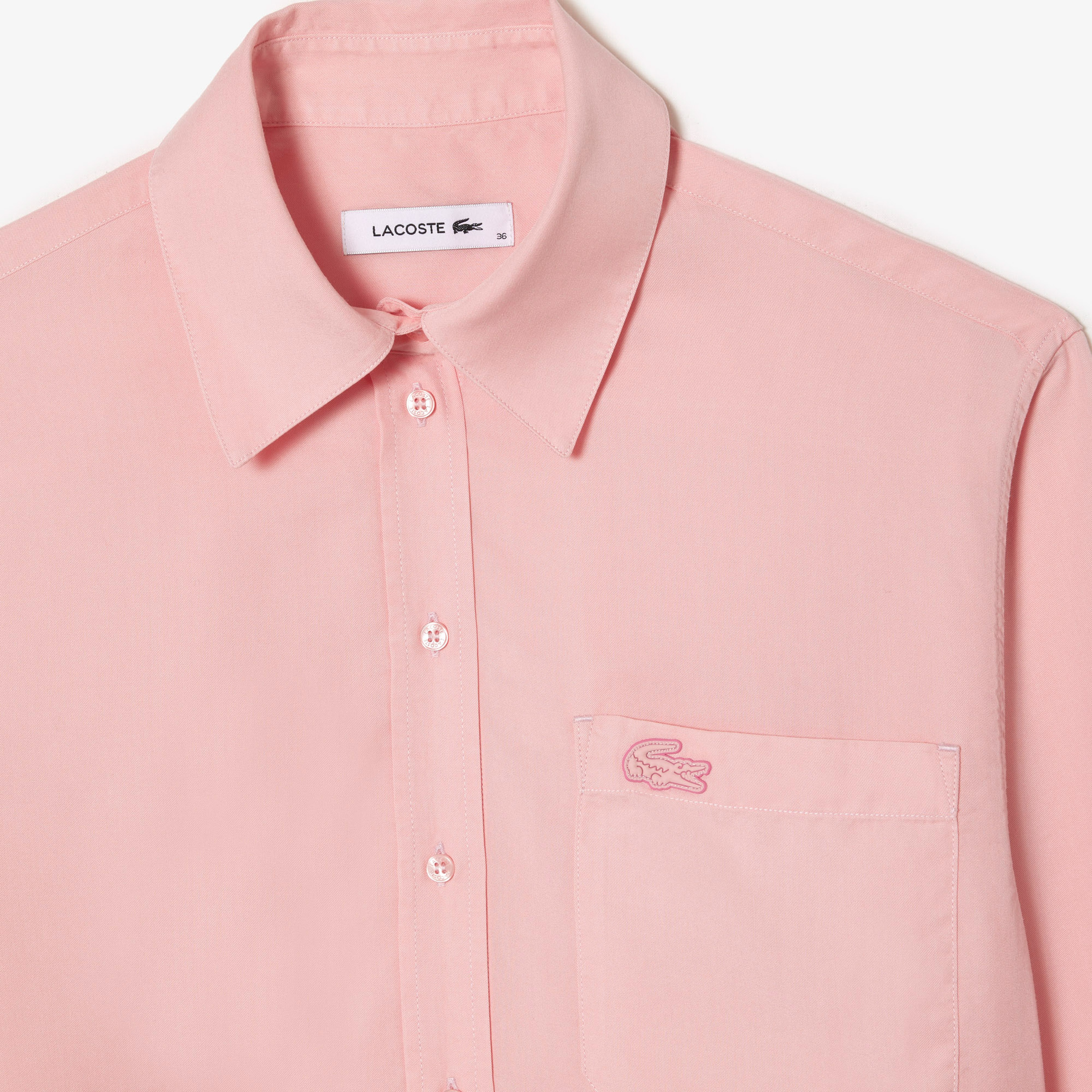 Lacoste Flowing, Oversized Lyocell Shirt