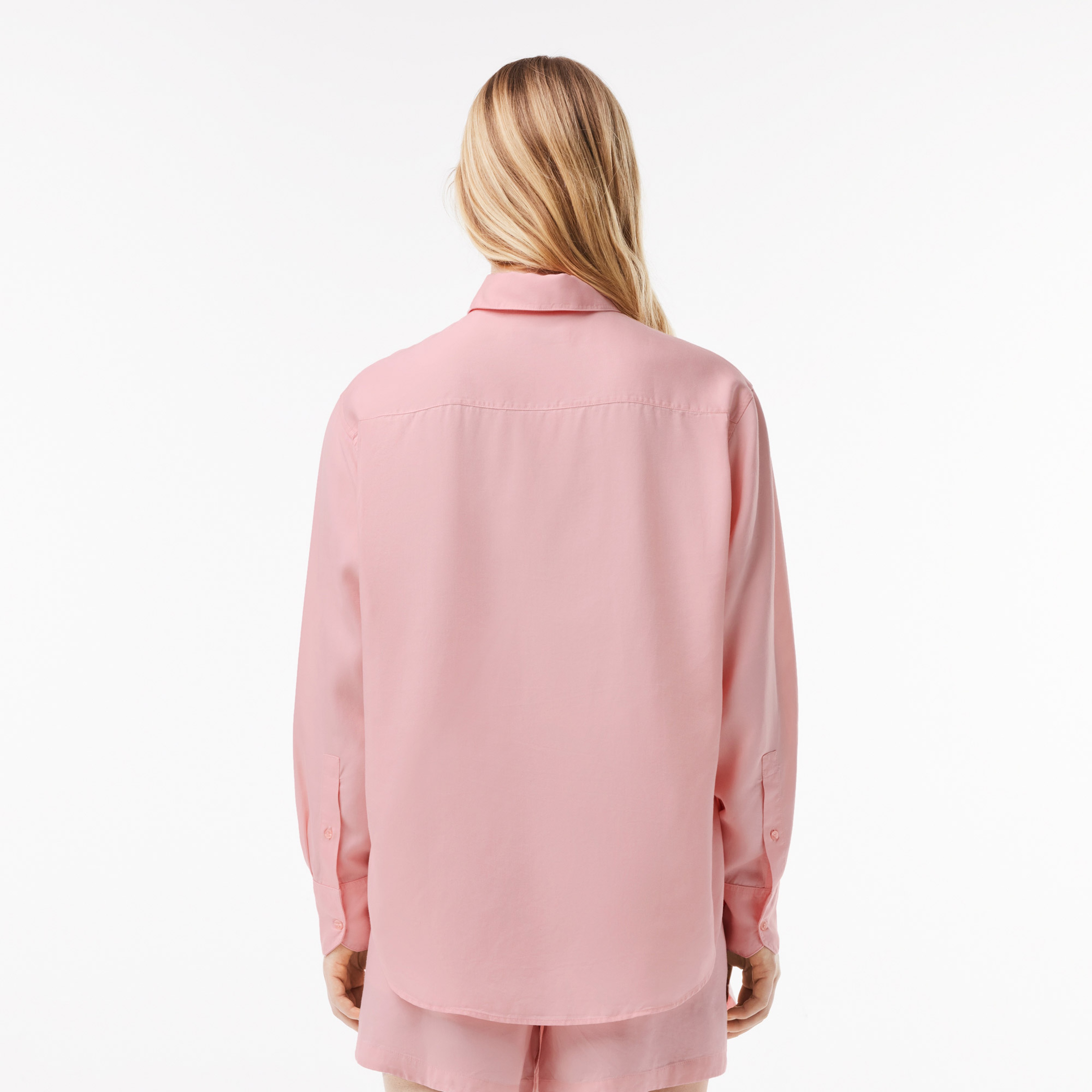 Lacoste Flowing, Oversized Lyocell Shirt